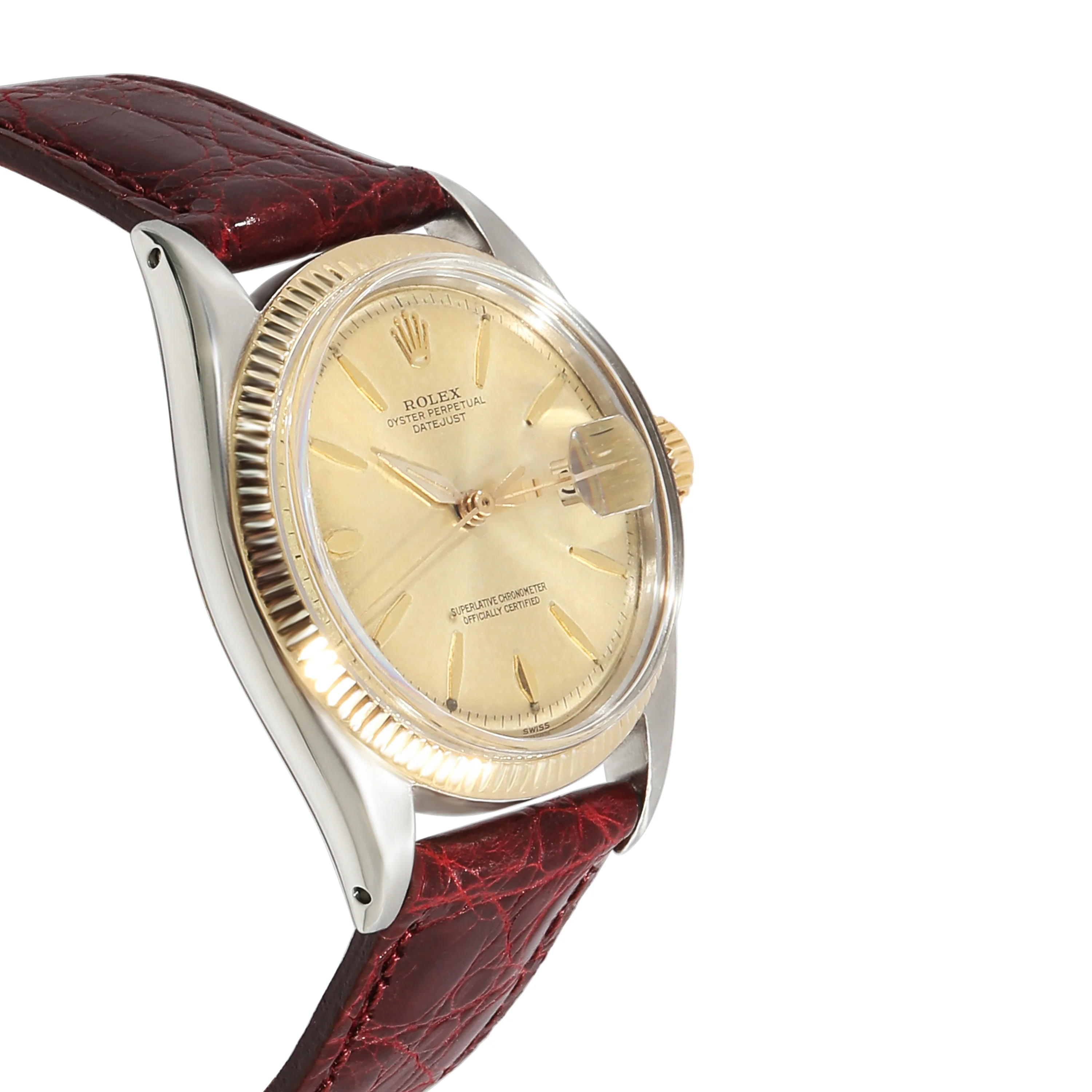 Rolex Datejust 1601 Mens Watch in 14kt Stainless Steel/Yellow Gold - Image 2