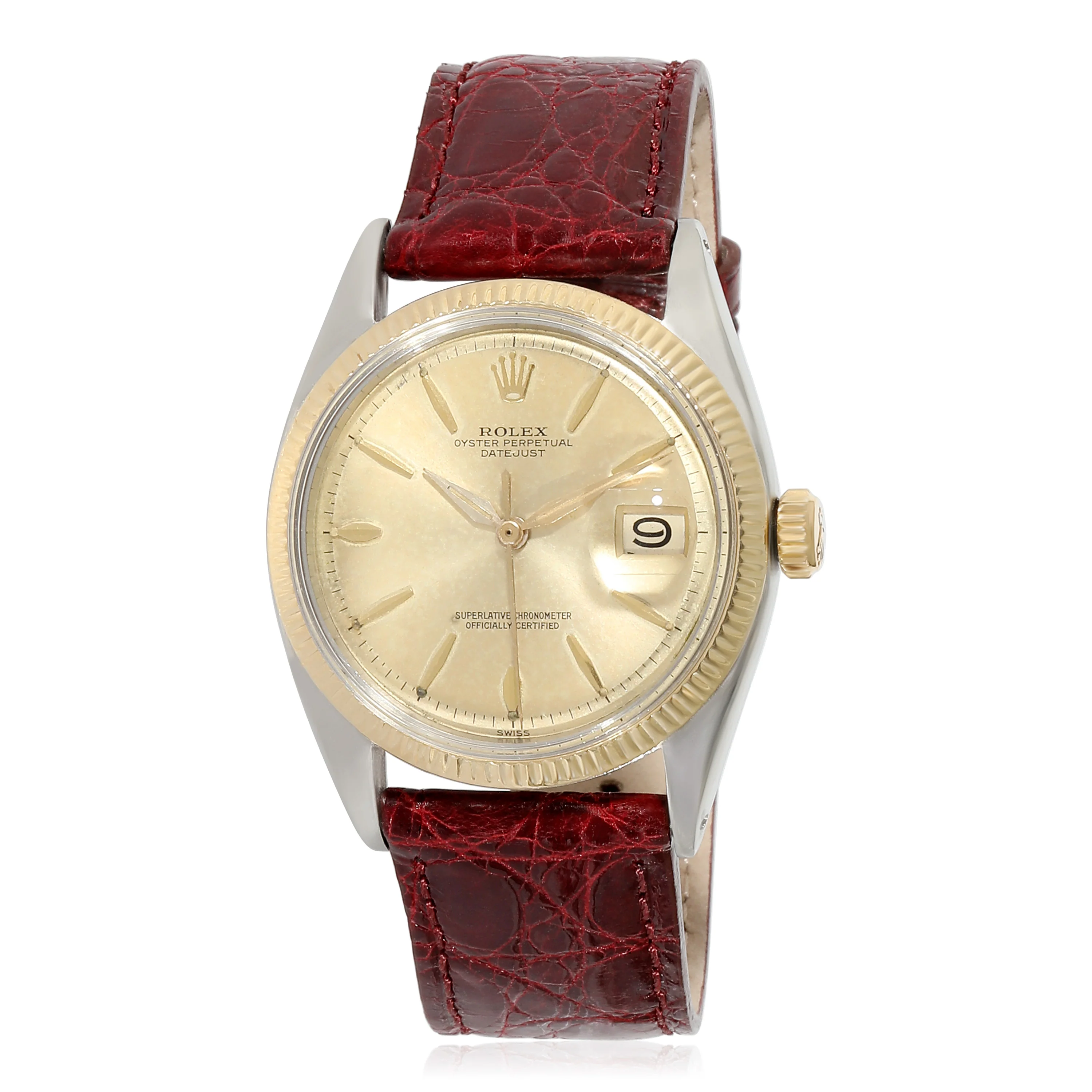 Rolex Datejust 1601 Mens Watch in 14kt Stainless Steel/Yellow Gold - Image 6