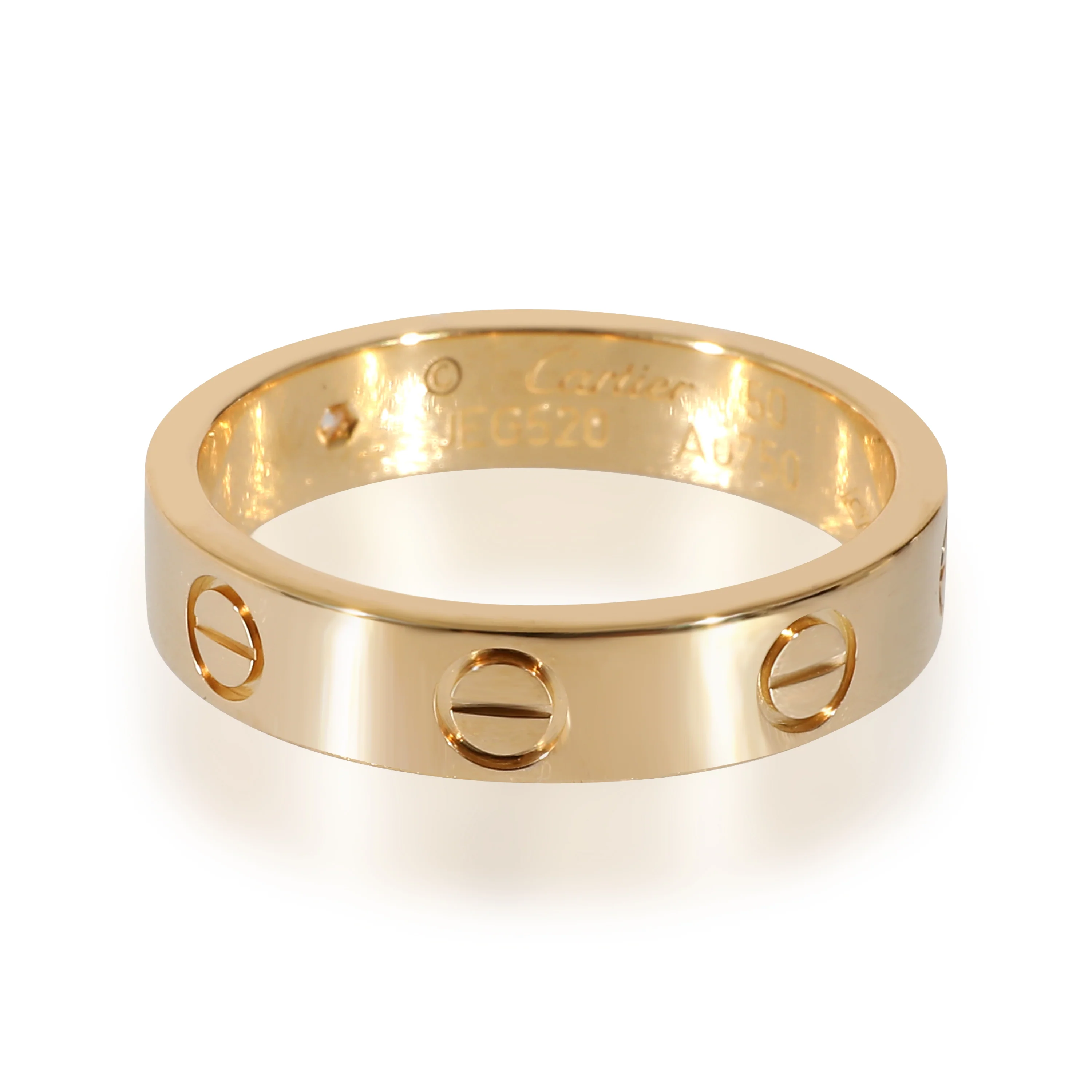 Cartier Love Band in 18K Yellow Gold 0.02 CTW - Image 2