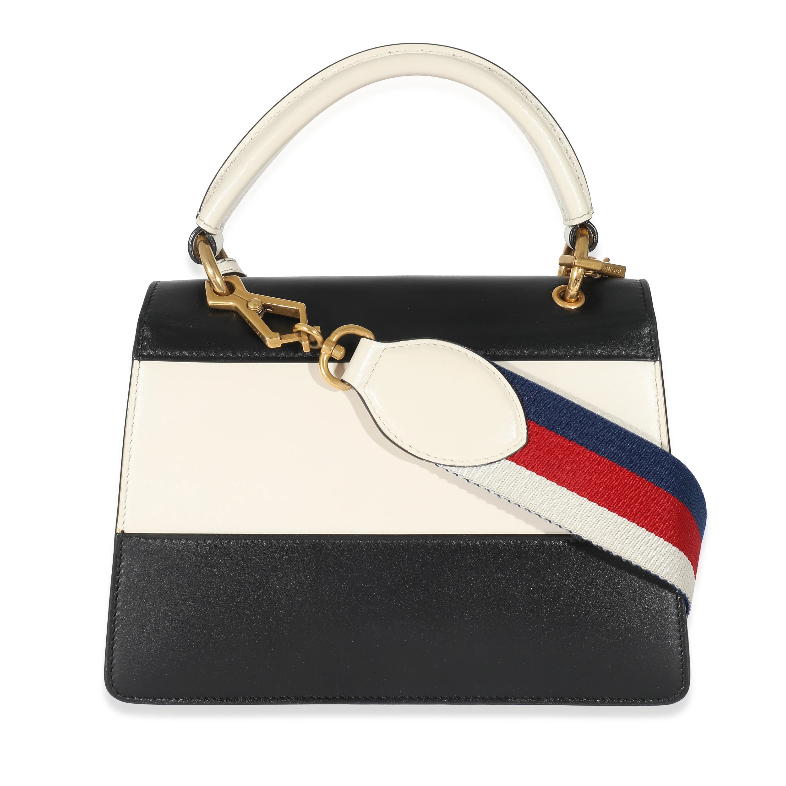 Gucci Mystic White Black Calfskin Small Queen Margaret Top Handle - Image 3