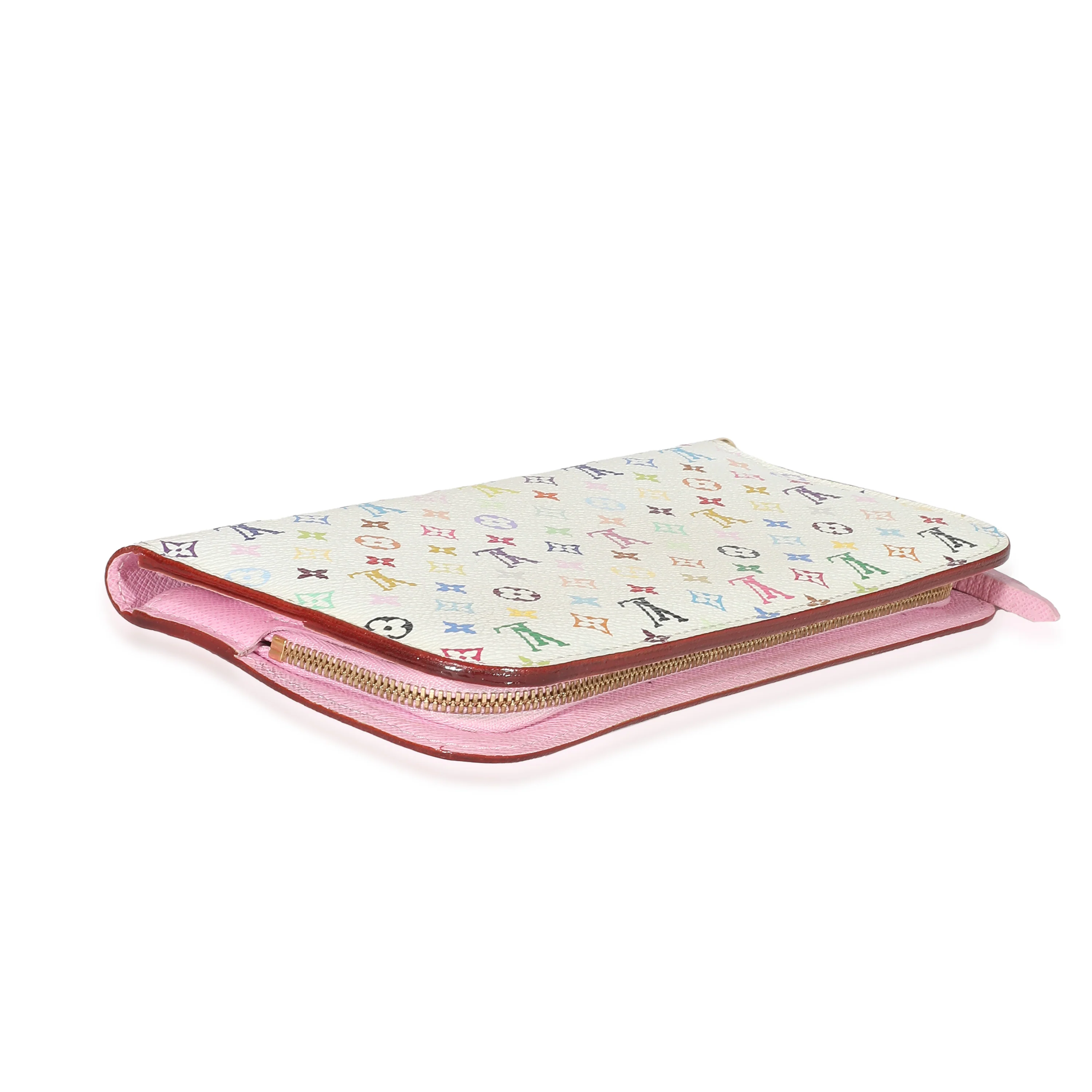 Louis Vuitton White Multicolor Canvas Insolite Wallet - Image 6