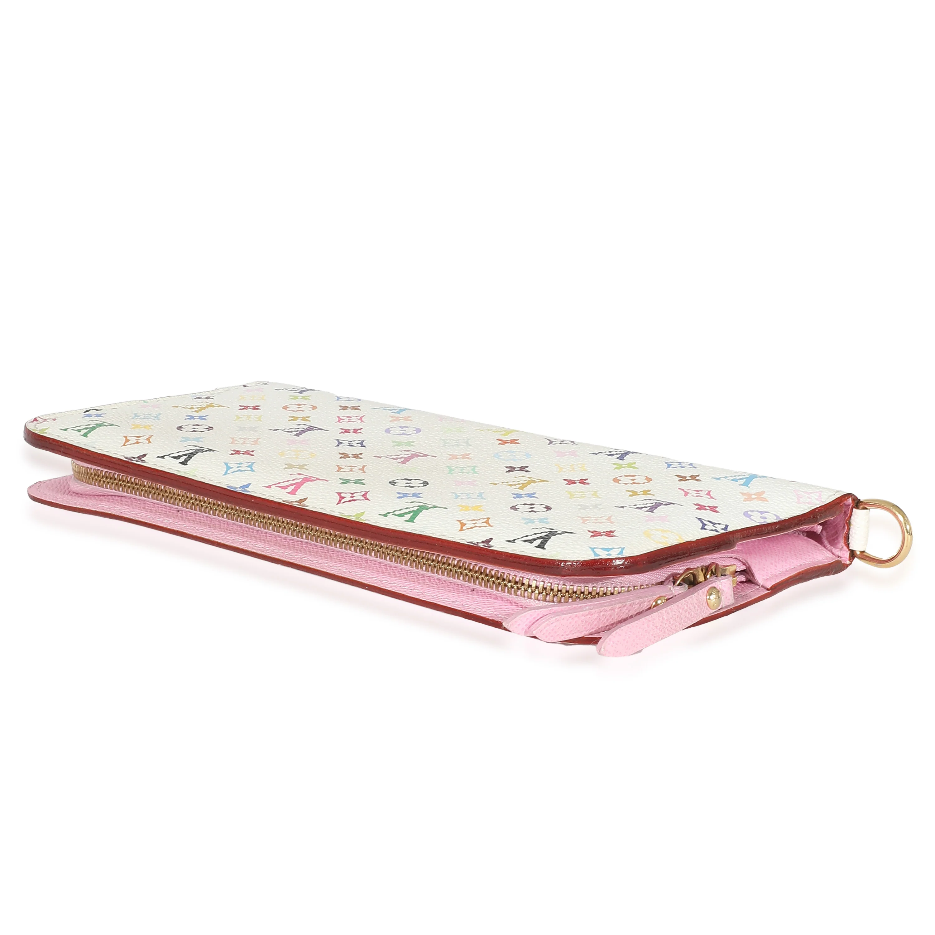 Louis Vuitton White Multicolor Canvas Insolite Wallet - Image 7