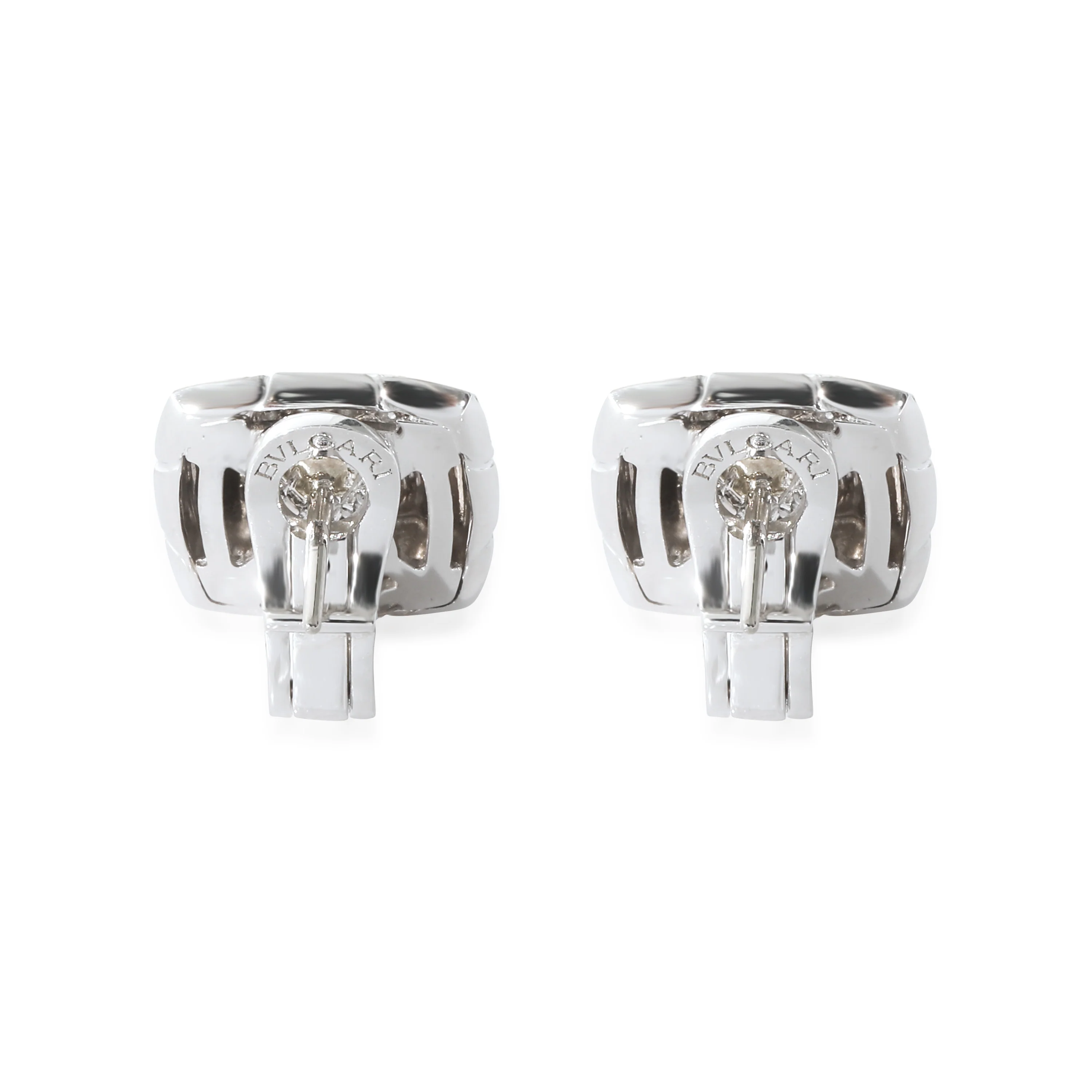 BVLGARI Piramide Diamond Earrings in 18kt White Gold 0.58 CTW - Image 3