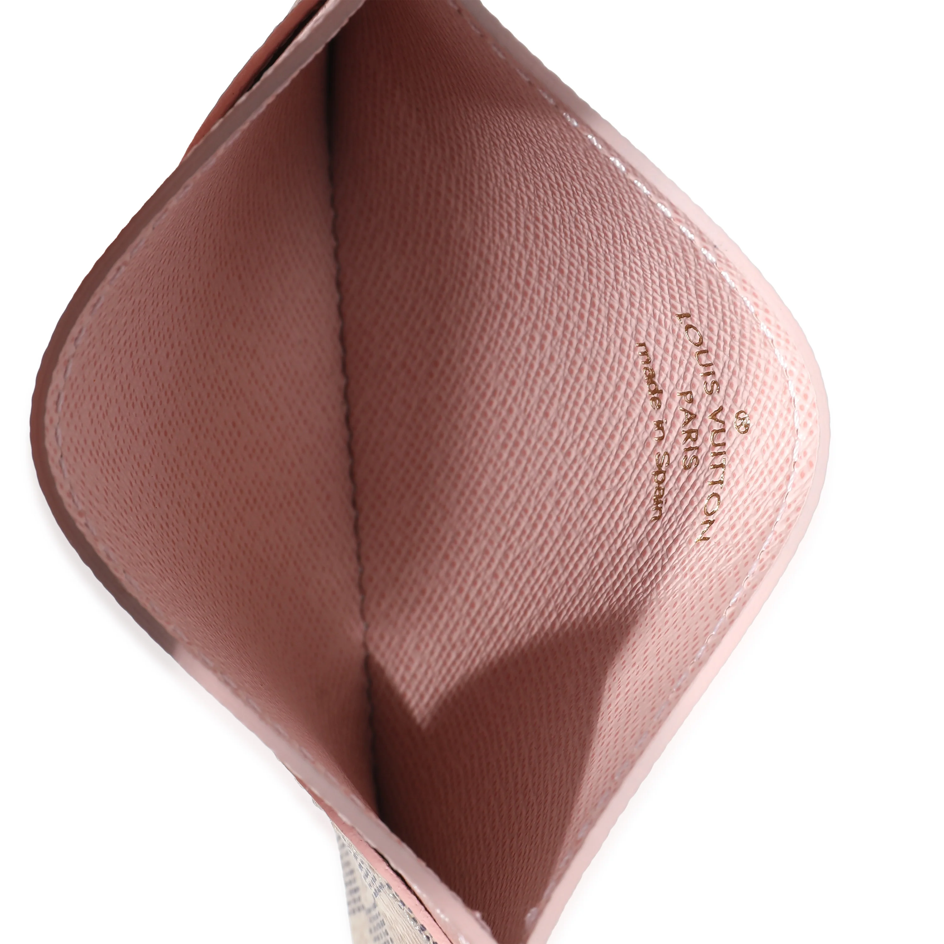 Louis Vuitton Rose Ballerine Damier Azur Canvas Daily Card Holder - Image 2