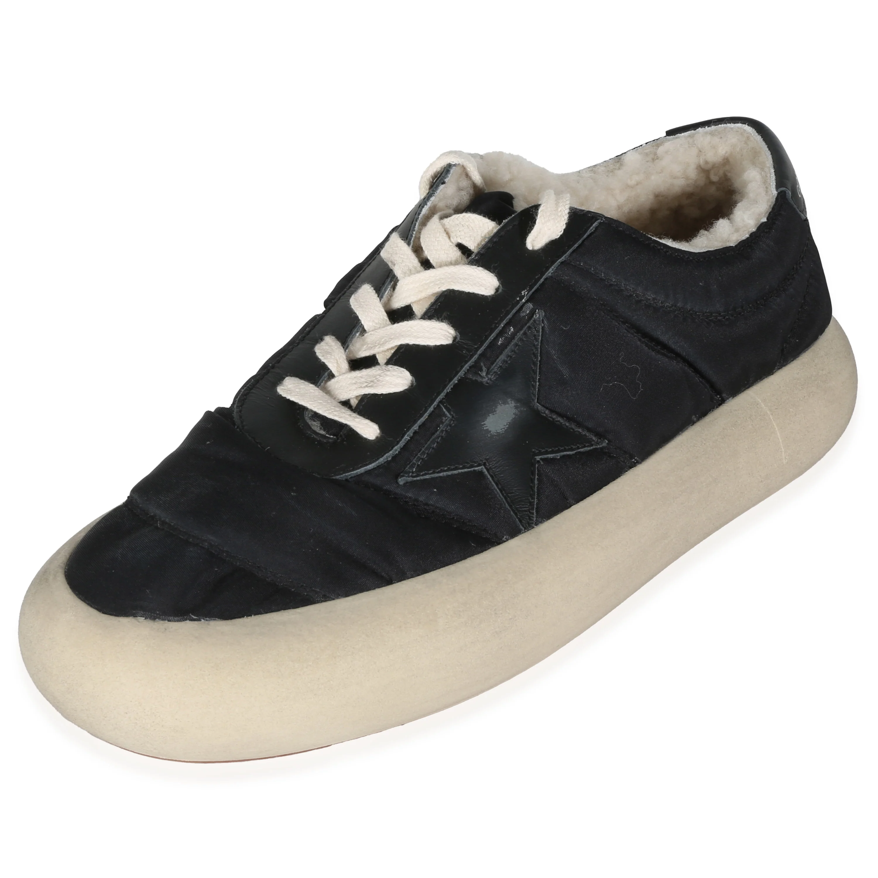 Black Nylon Shearling Space Star 42 - Image 7