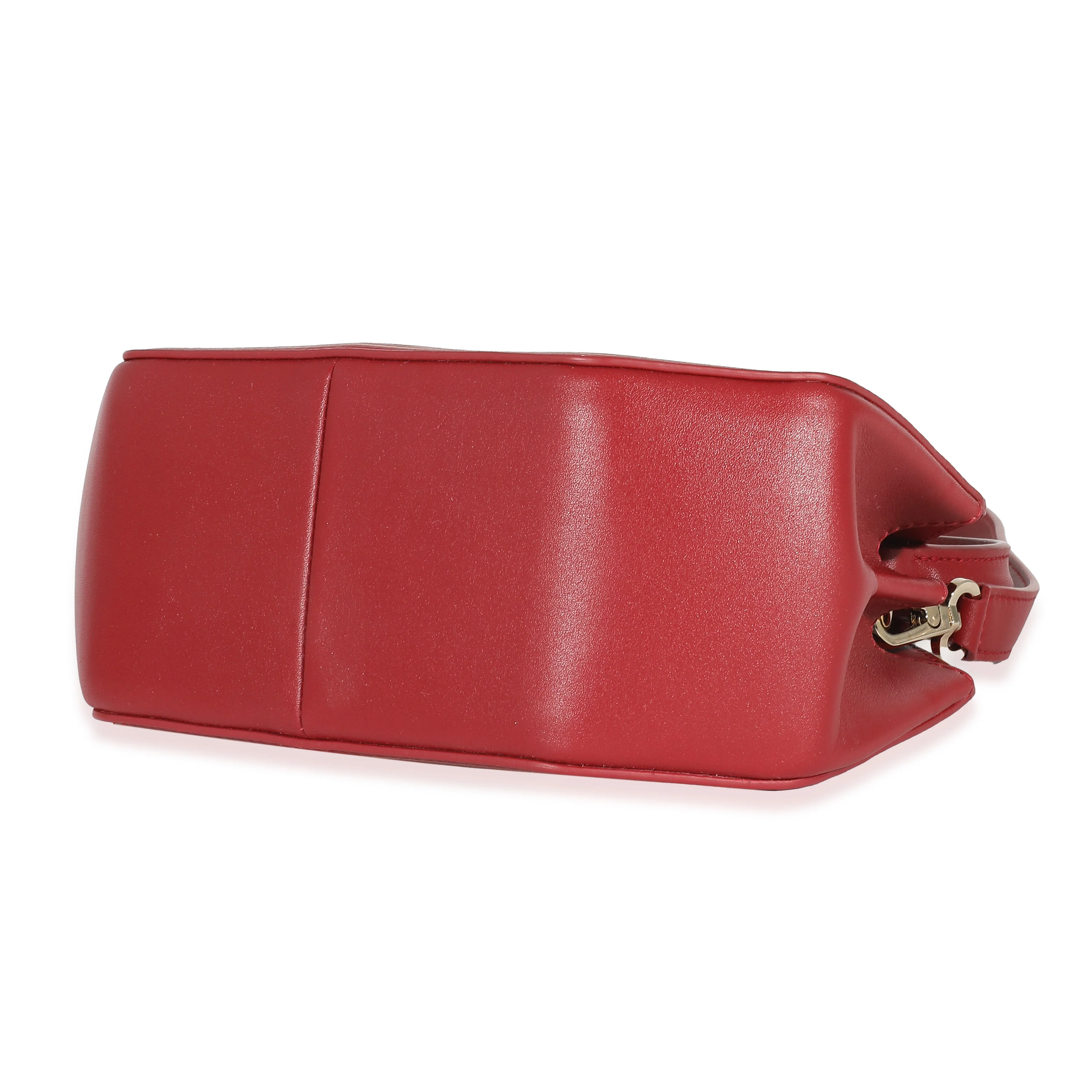 Cartier Burgundy Calfskin Mini Guirlande De Cartier Top Handle Bag - Image 4