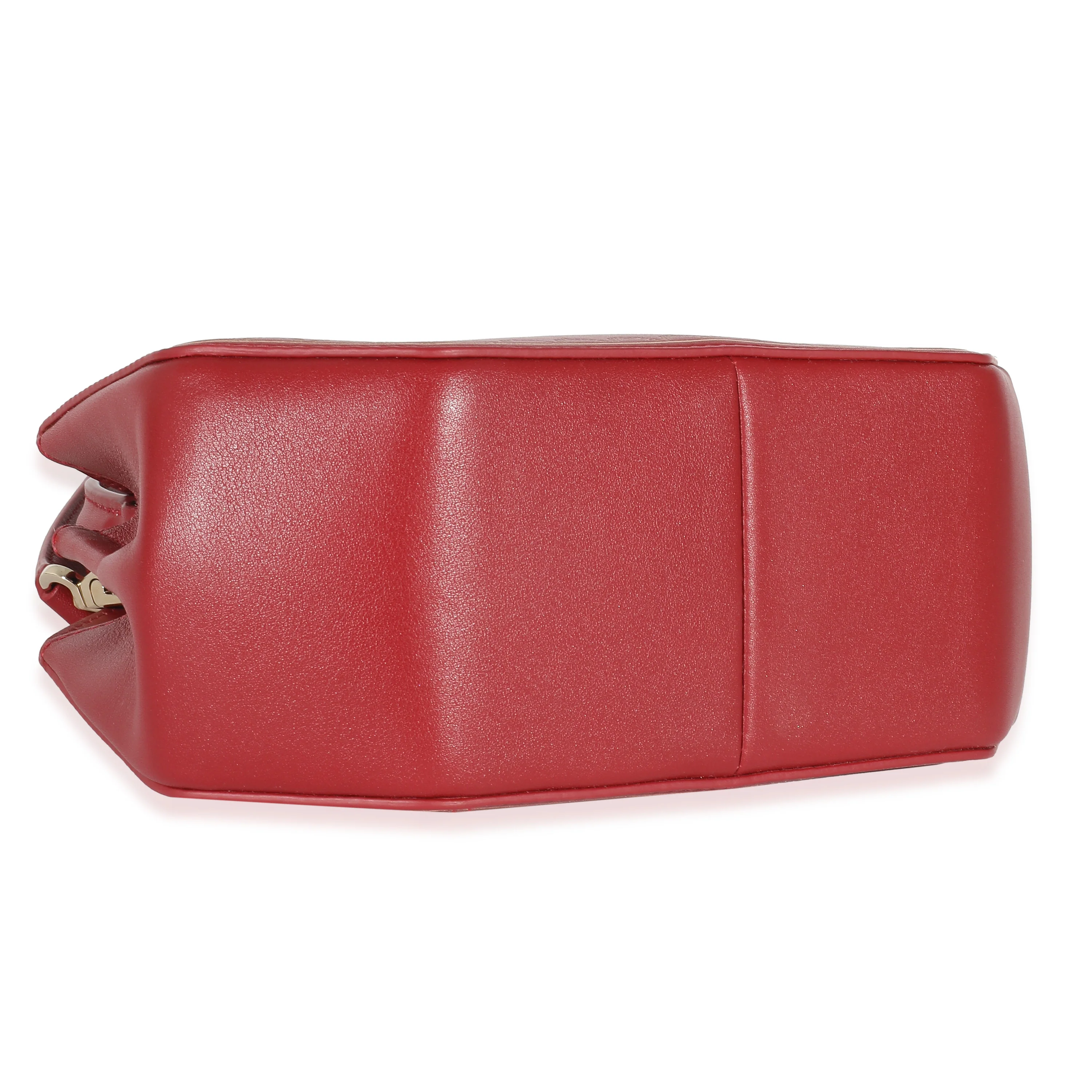 Cartier Burgundy Calfskin Mini Guirlande De Cartier Top Handle Bag - Image 6