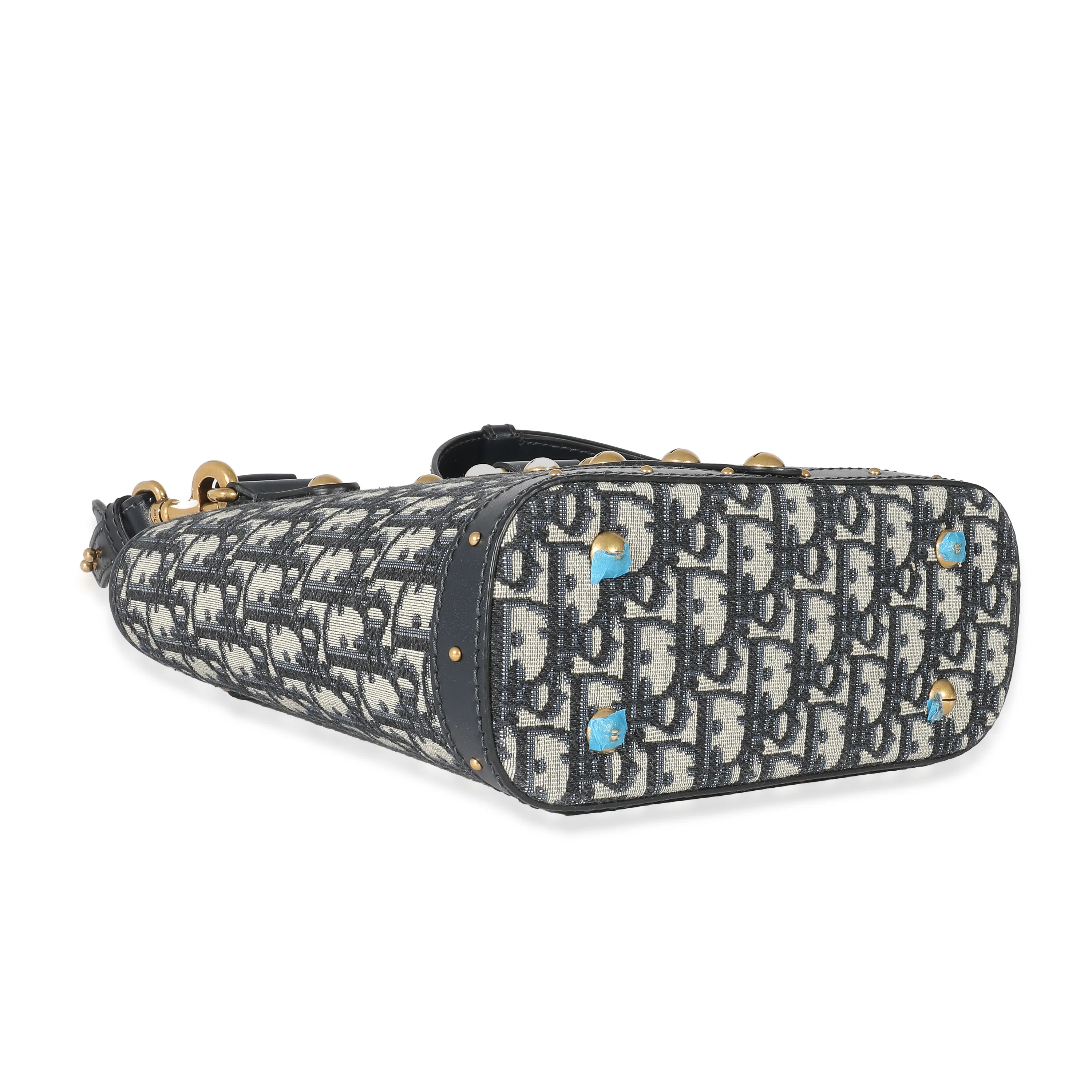 Christian Dior Studded Blue Oblique DiorAvenue Bag - Image 5