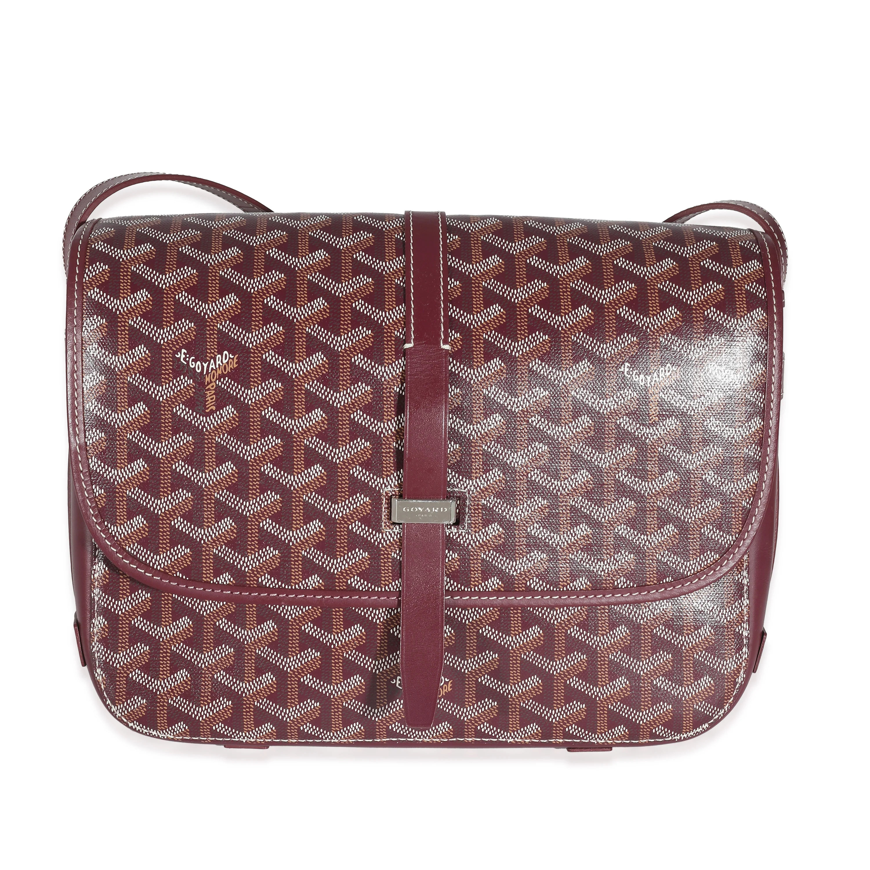 Goyard Bordeaux Goyardine Canvas Belvedere II PM