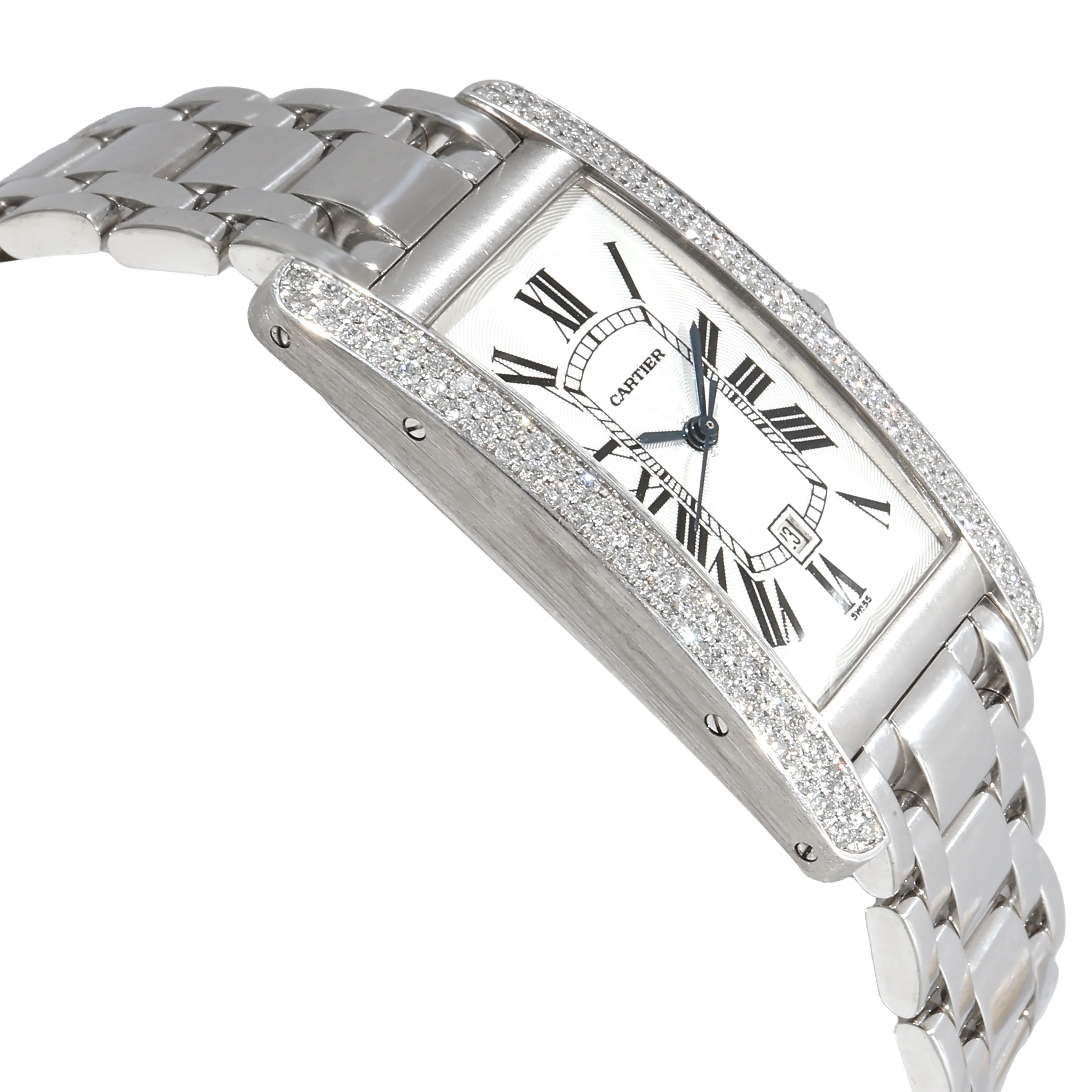 Tank Americaine WB7026L1 Unisex Watch in  White Gold - Image 2