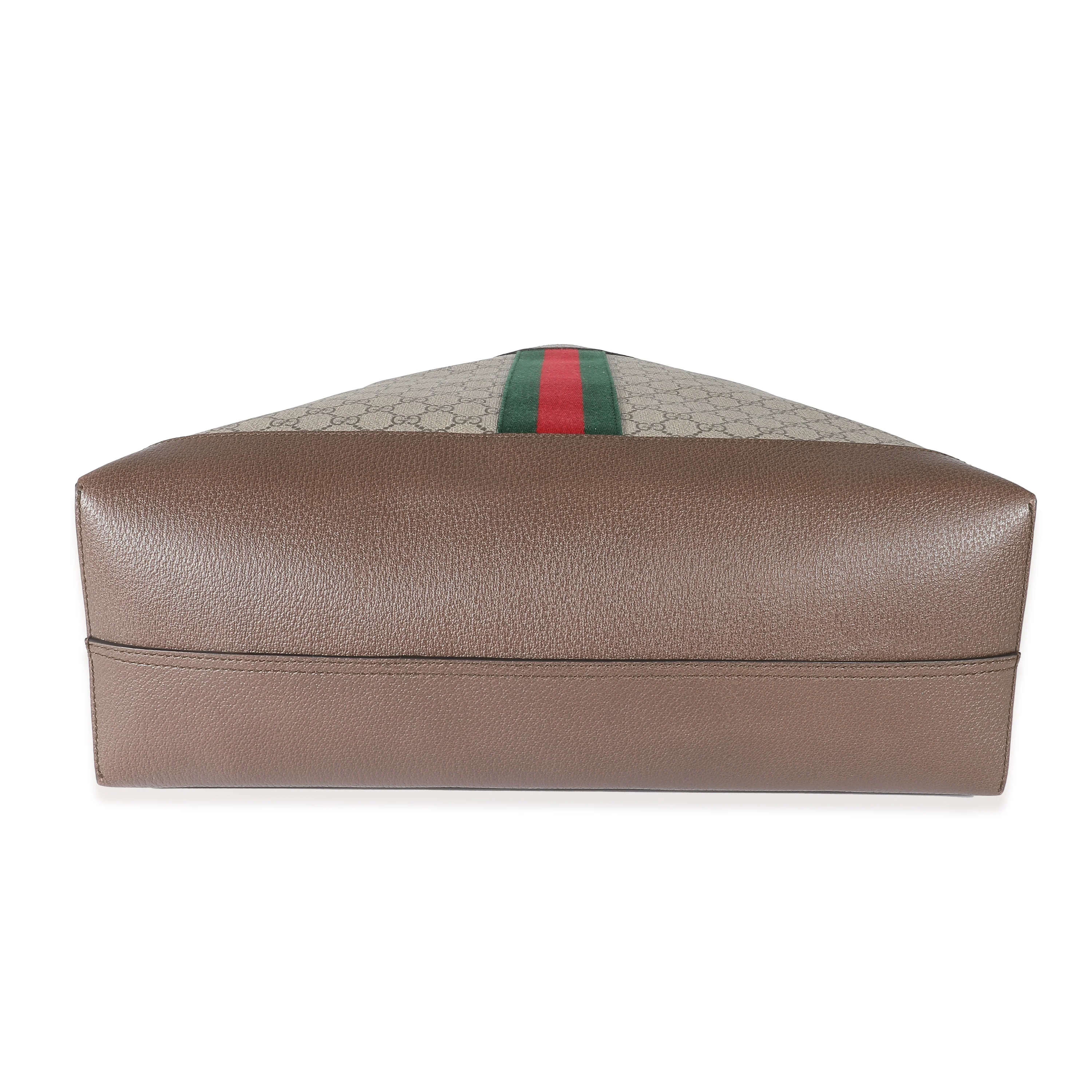 Gucci Beige GG Supreme Canvas Medium Soft Ophidia Tote - Image 5