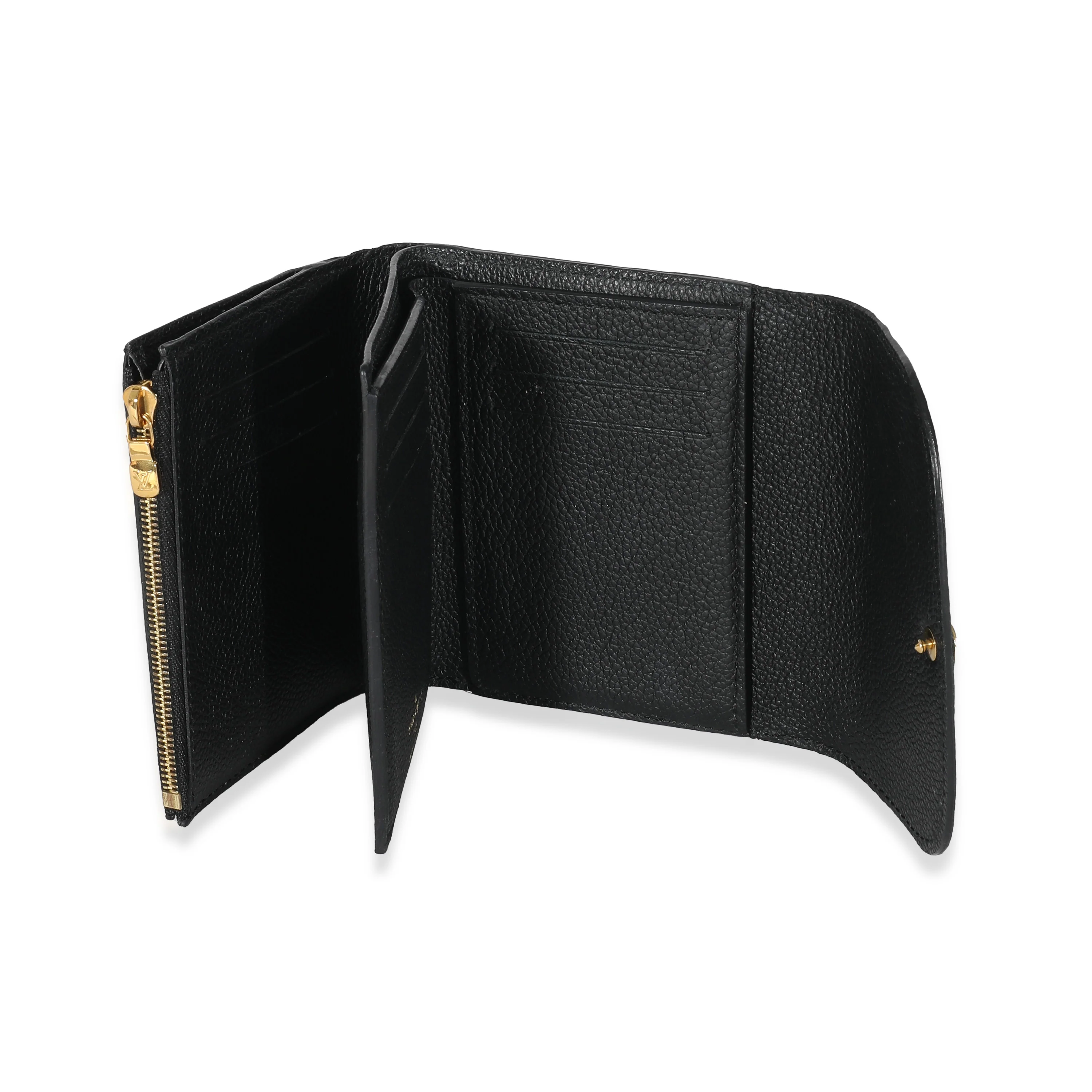 Louis Vuitton Black Monogram Empreinte Ariane Wallet - Image 3