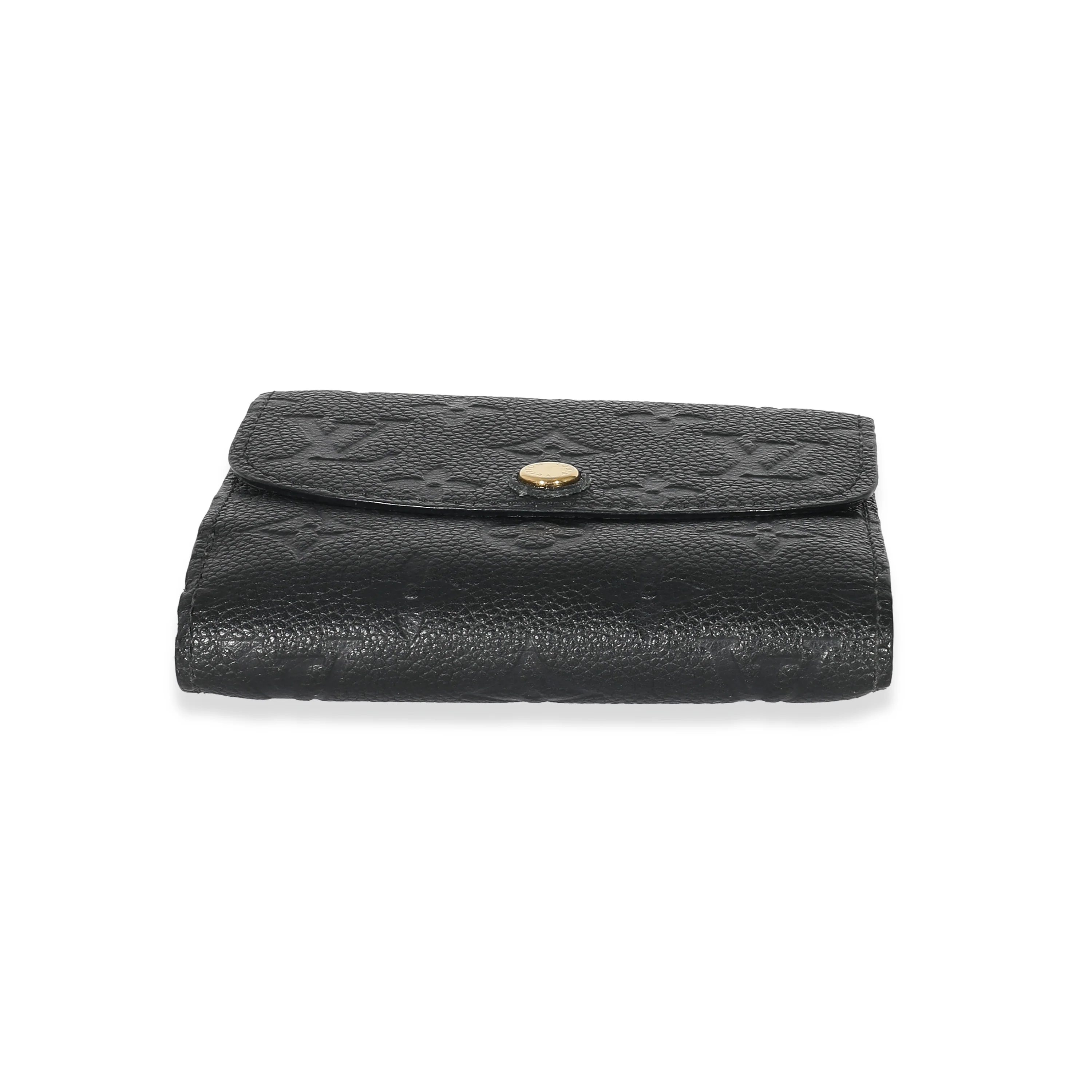 Louis Vuitton Black Monogram Empreinte Ariane Wallet - Image 6