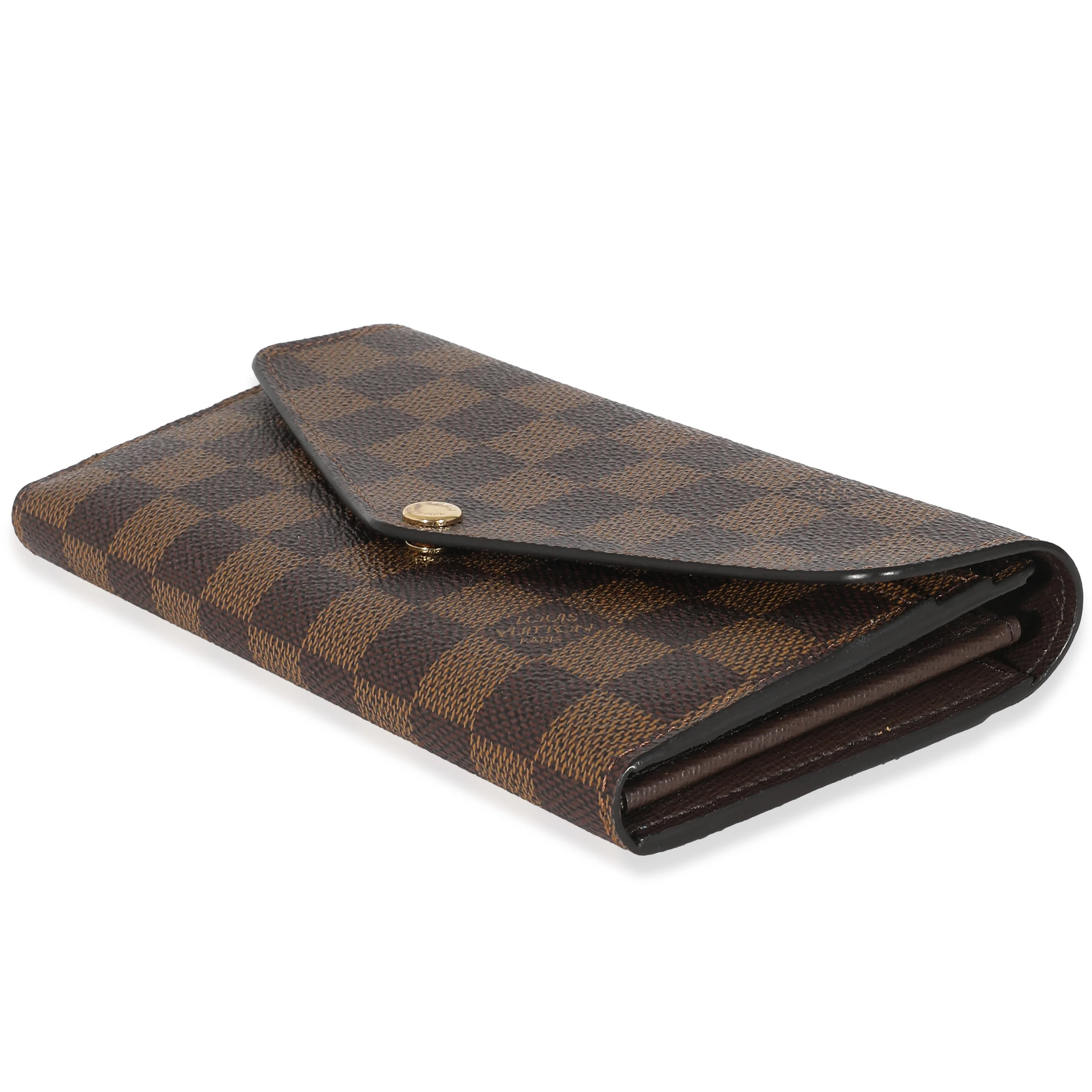 Louis Vuitton Damier Ebene Canvas Sarah Wallet - Image 7