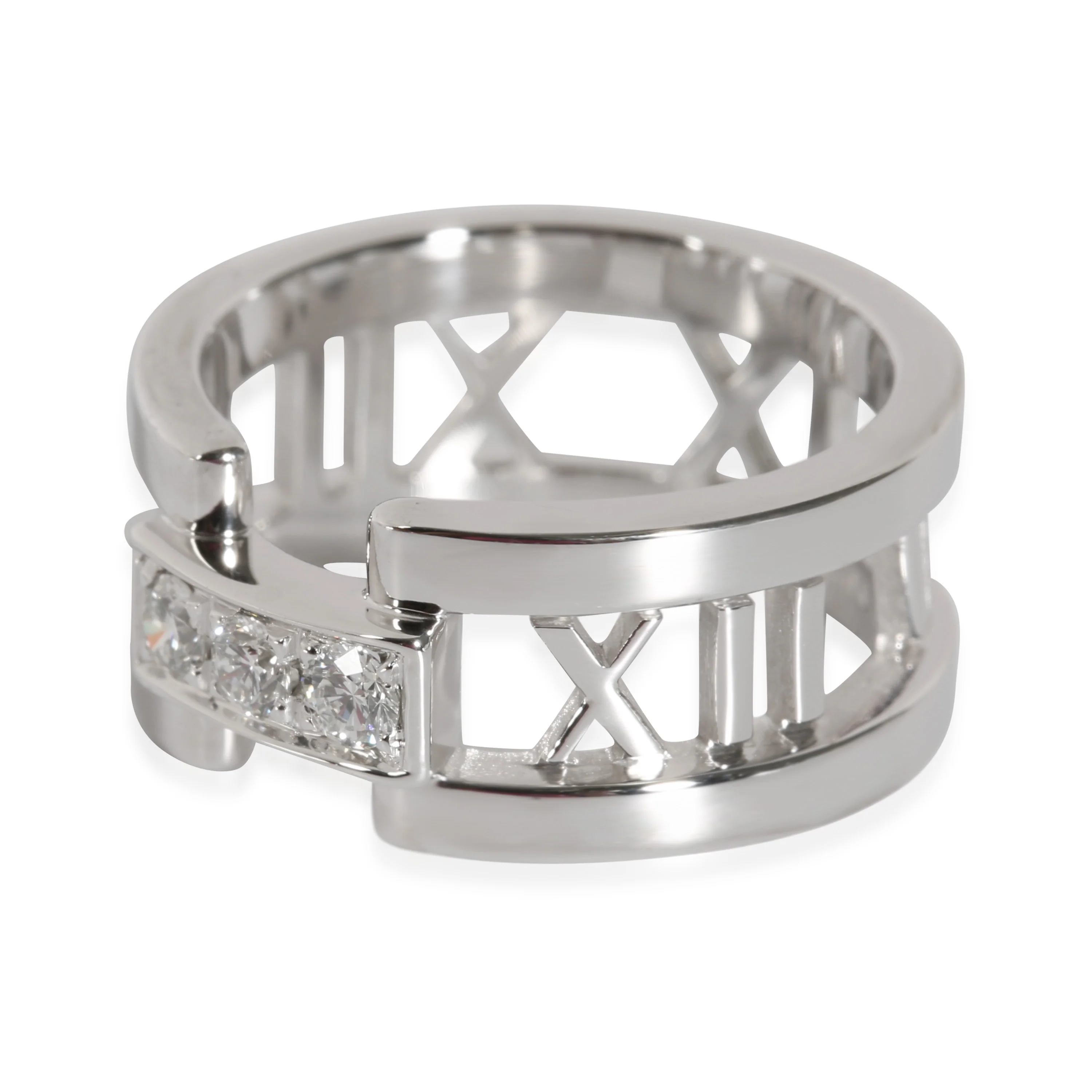 Atlas Ring in 18K White Gold 0.12 CTW - Image 2