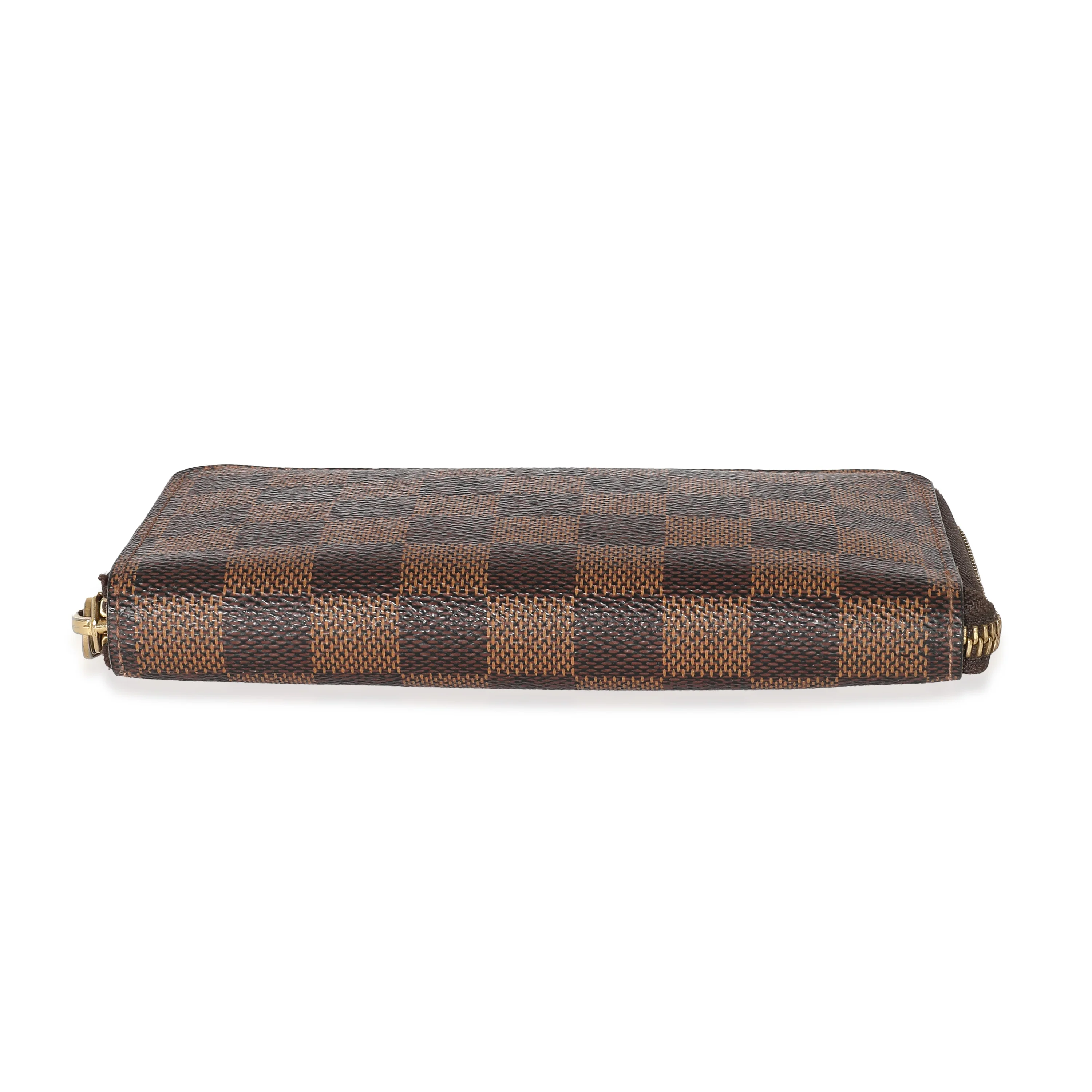 Louis Vuitton Damier Ebene Canvas Zippy Compact Wallet - Image 7