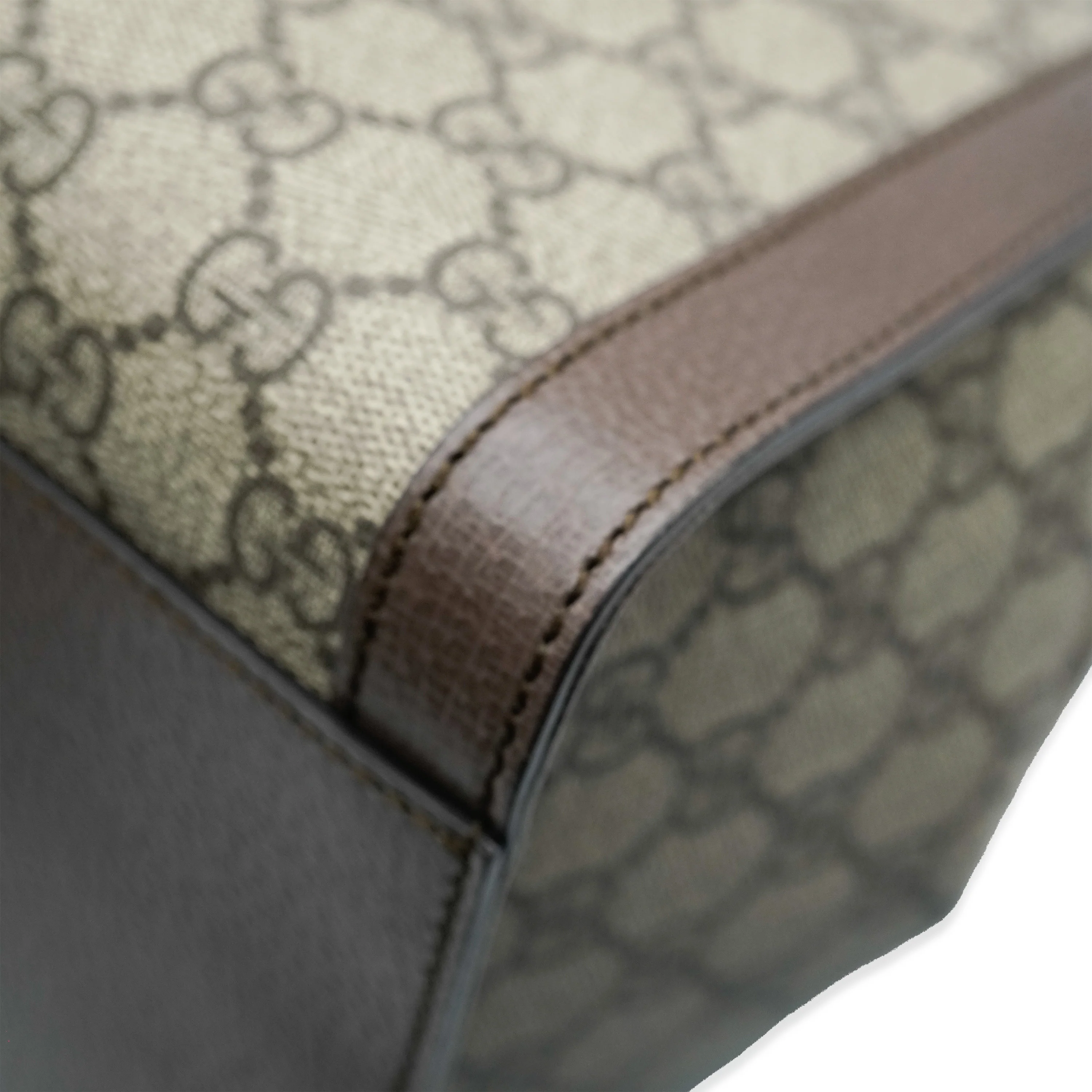 Gucci Beige GG Supreme Canvas Medium Ophidia Tote - Image 9