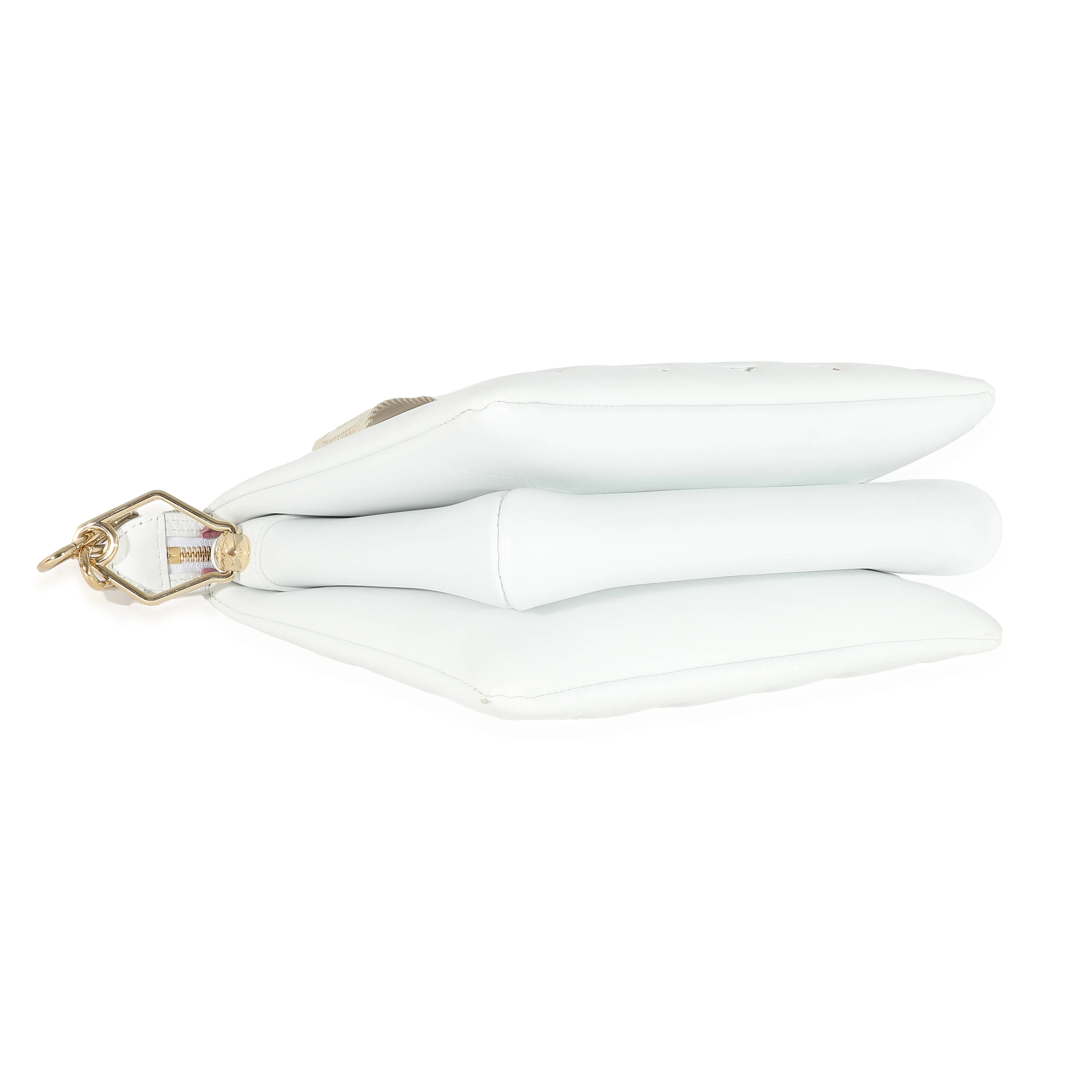 Louis Vuitton Cream Monogram Embossed Puffy Lambskin LV Garden Coussin PM - Image 7