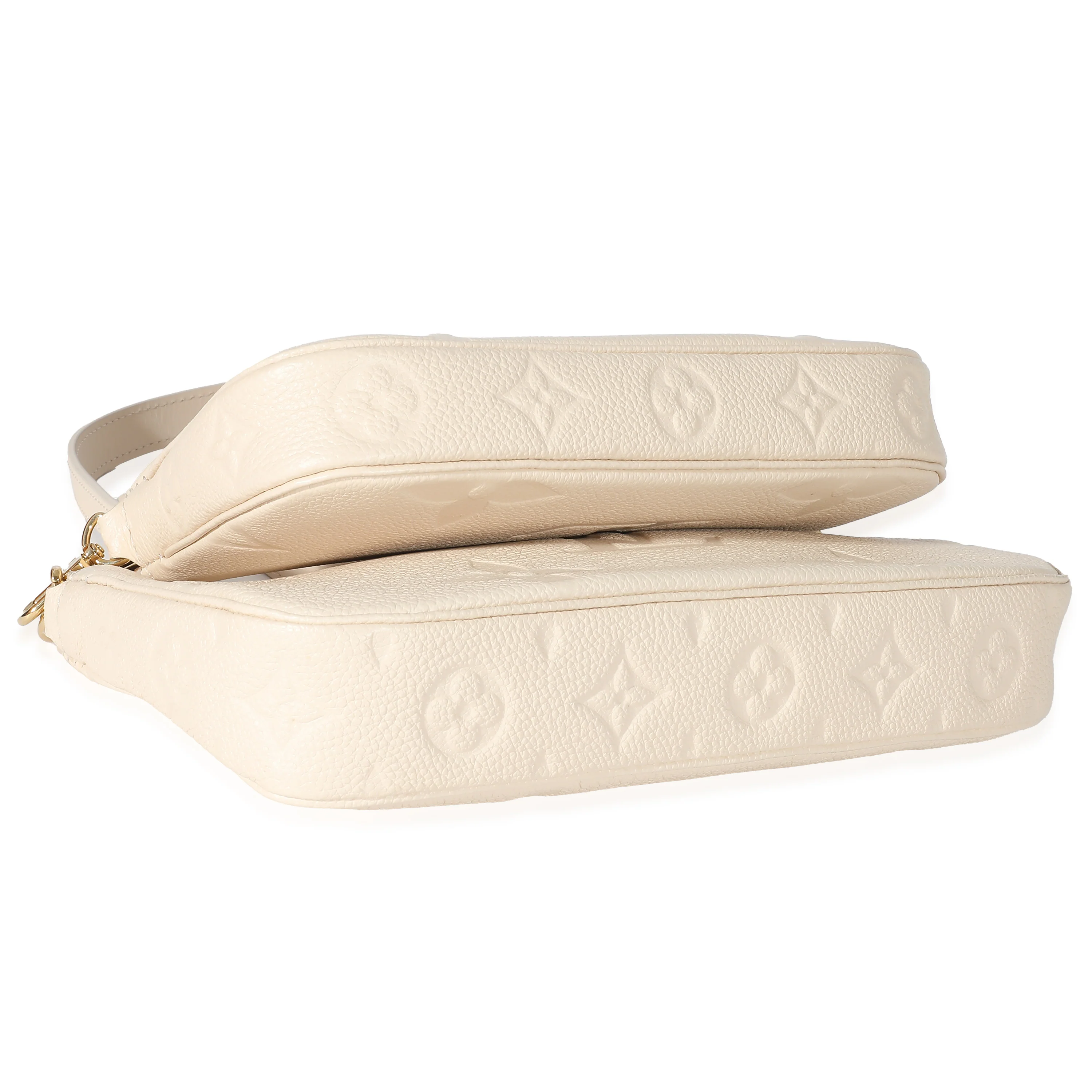Louis Vuitton Cream Monogram Empreinte Multi Pochette Accessoires - Image 7