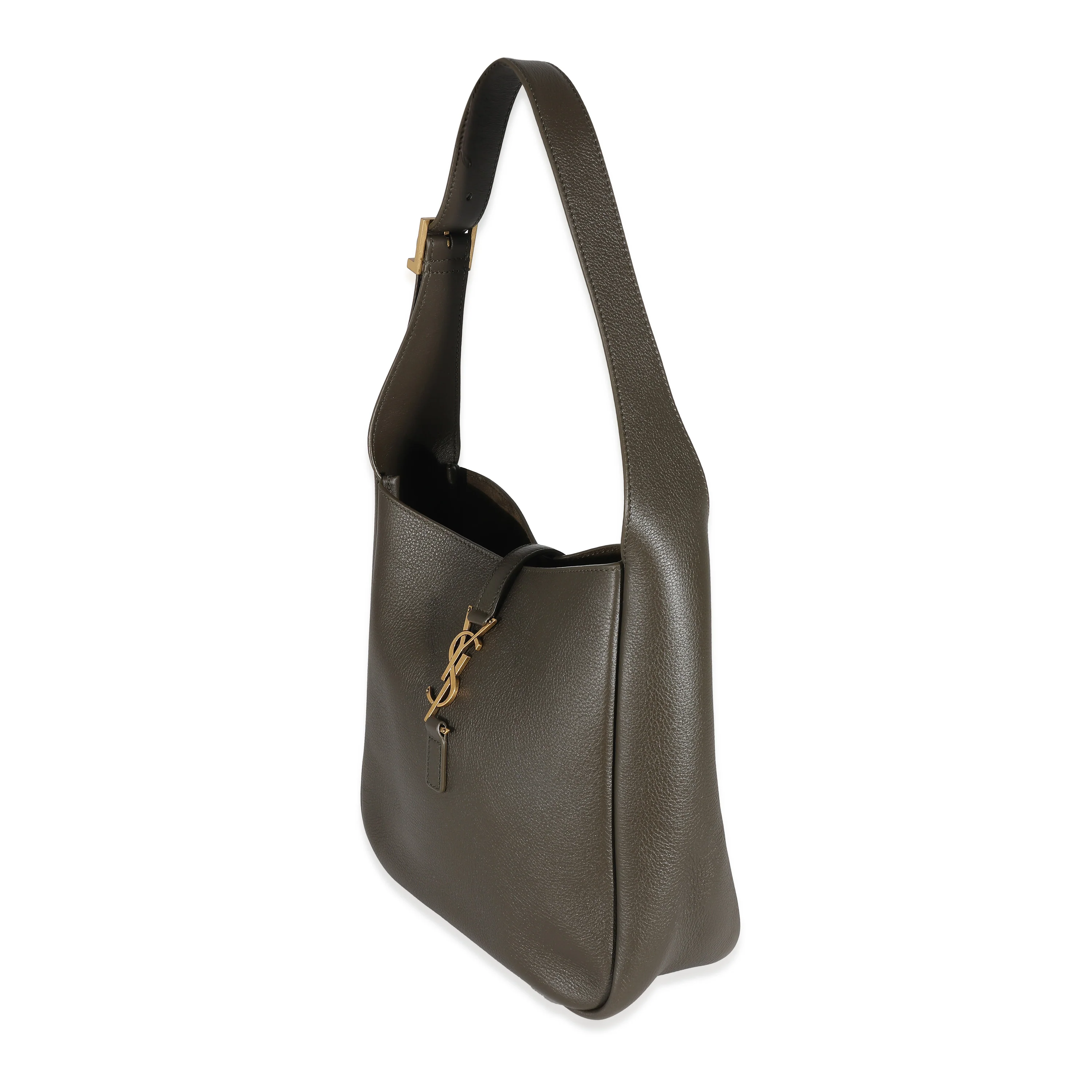 Saint Laurent Light Musk Grained Leather Small Le 5 À 7 Supple Hobo - Image 2