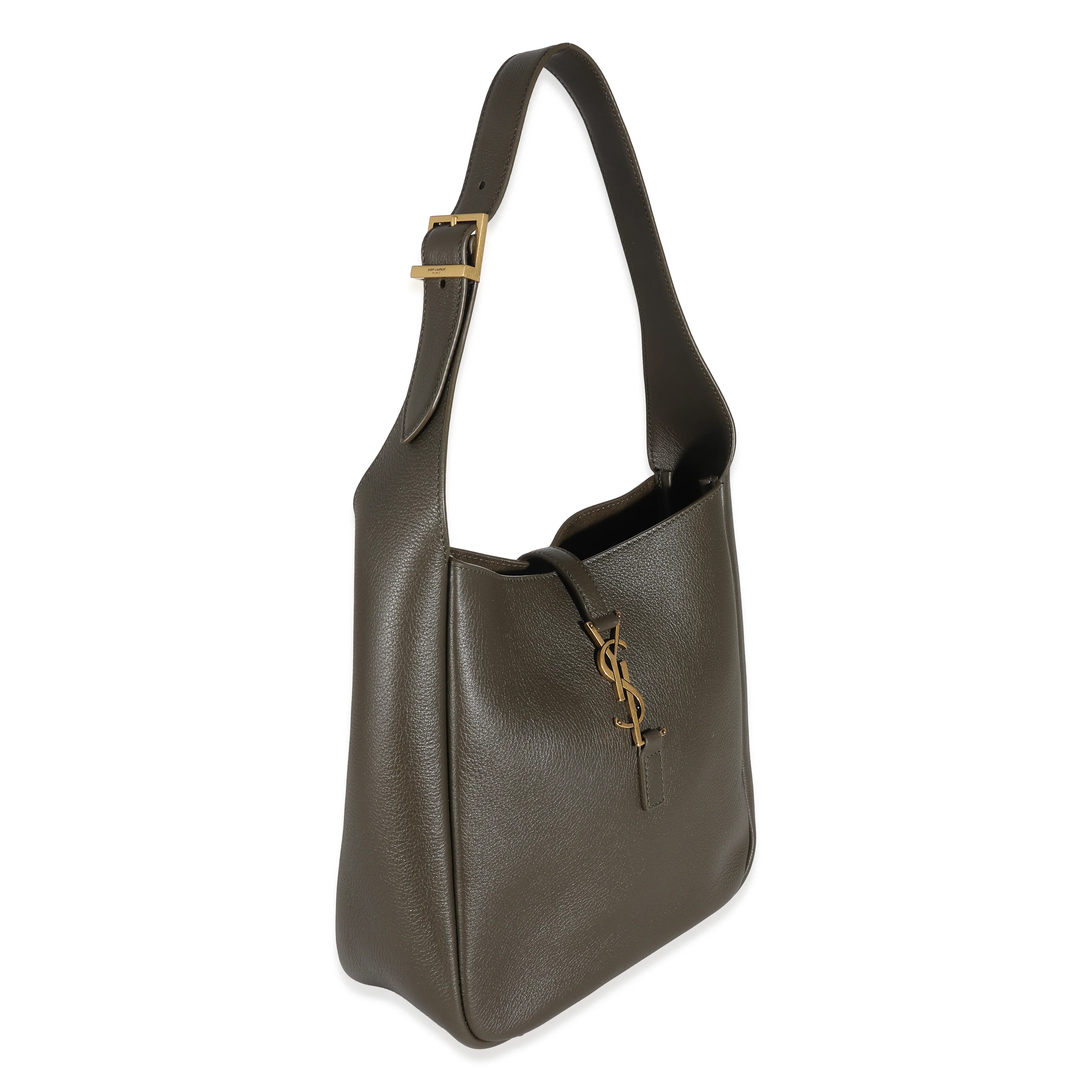 Saint Laurent Light Musk Grained Leather Small Le 5 À 7 Supple Hobo - Image 3