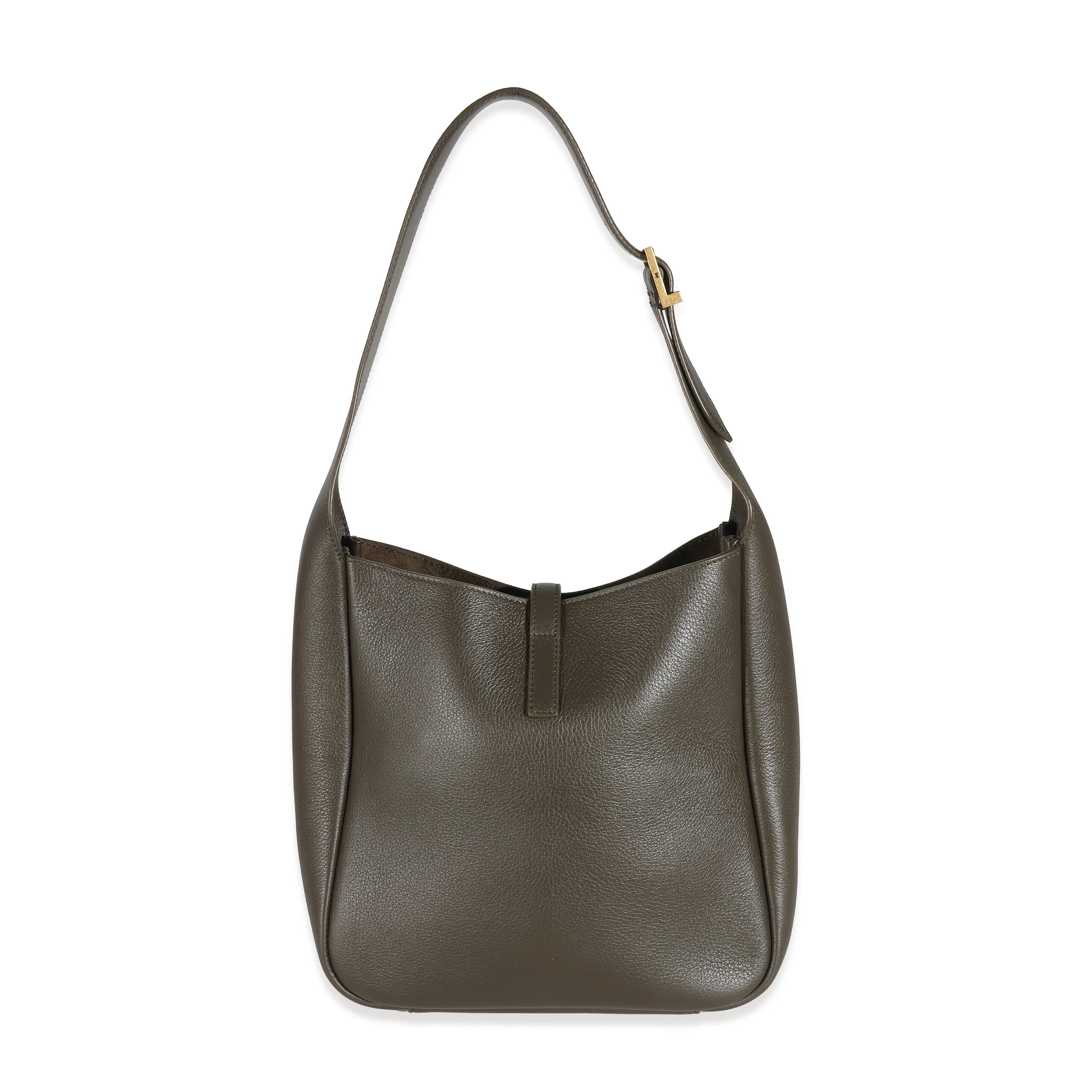 Saint Laurent Light Musk Grained Leather Small Le 5 À 7 Supple Hobo - Image 5