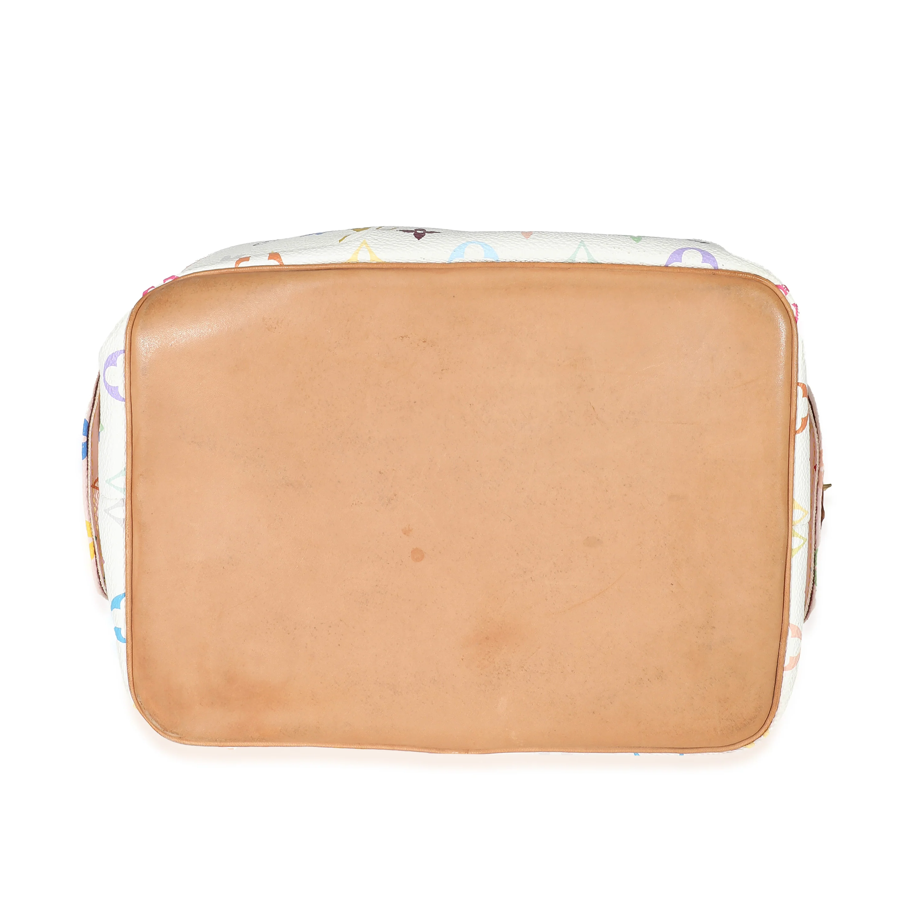 Louis Vuitton x Takashi Murakami White Monogram Multicolore Canvas Petit Noé - Image 5