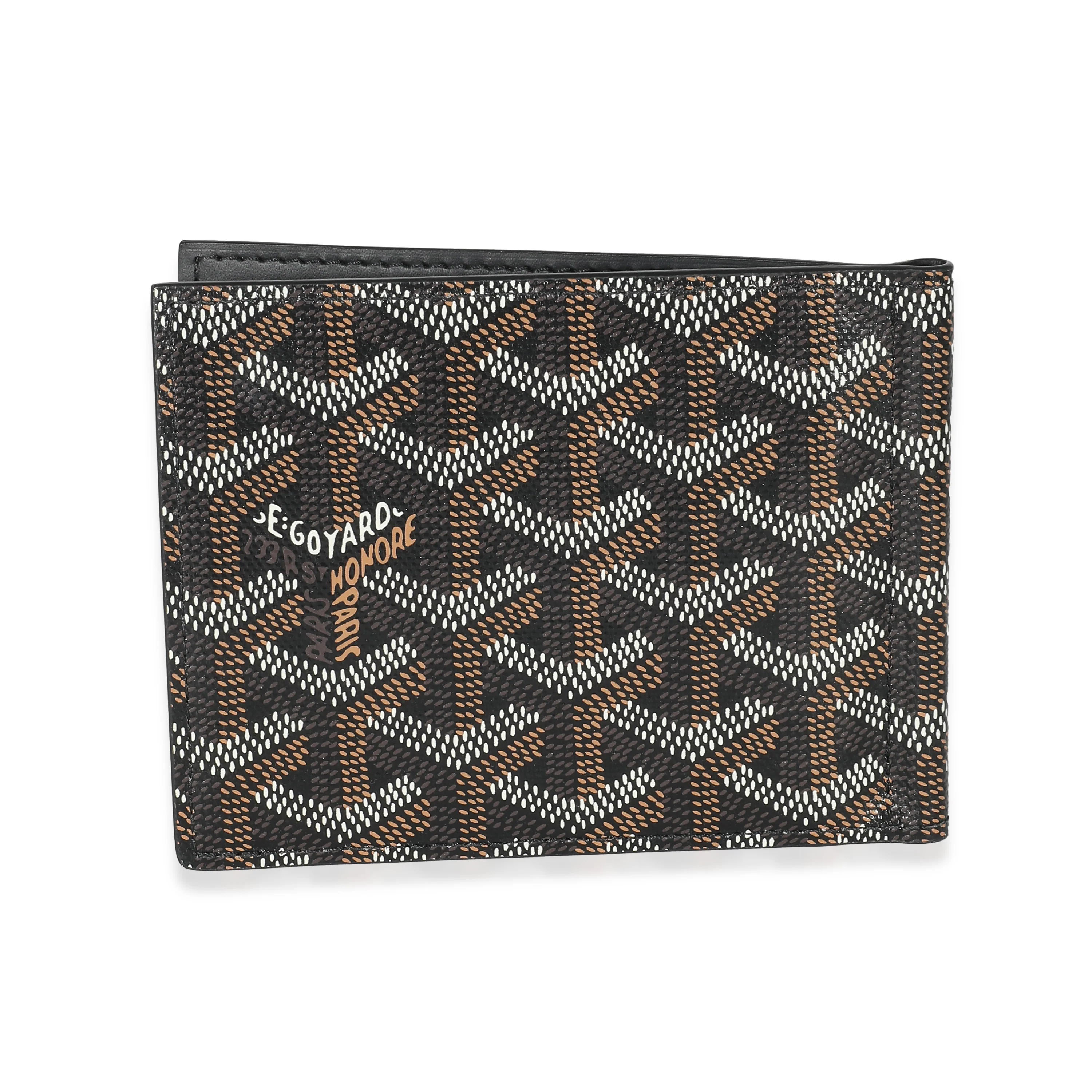 Goyard Black Goyardine Canvas Saint Thomas Bill Fold Wallet - Image 3