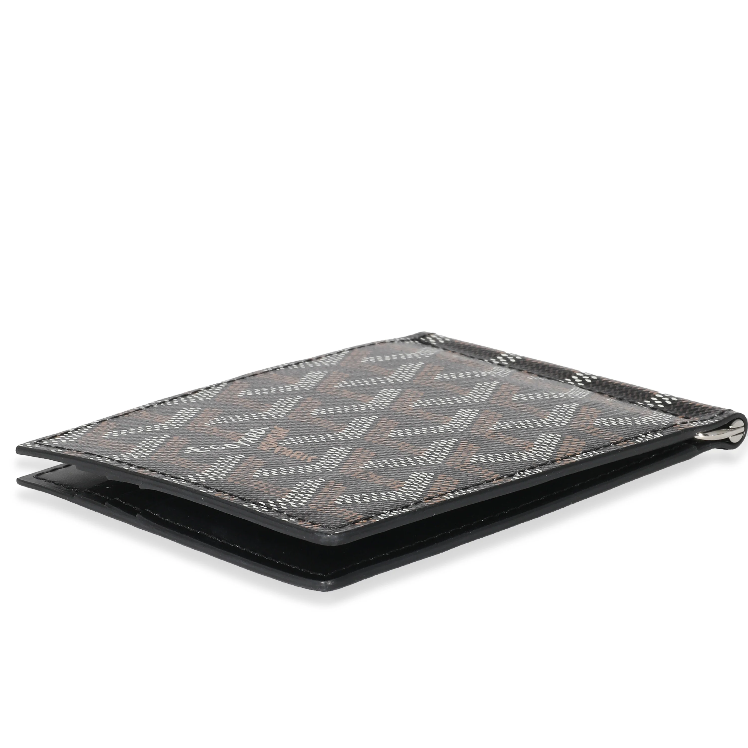 Goyard Black Goyardine Canvas Saint Thomas Bill Fold Wallet - Image 4