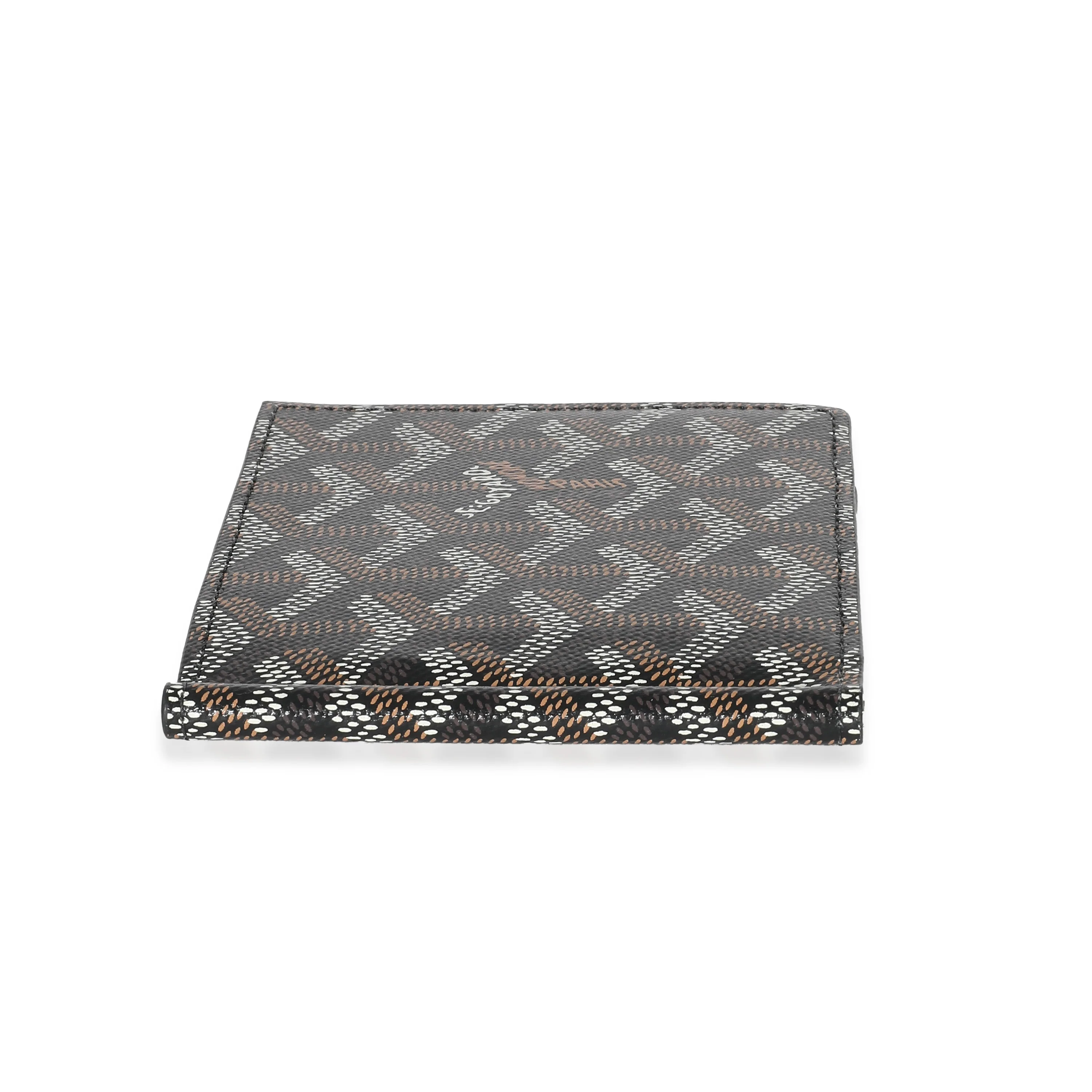 Goyard Black Goyardine Canvas Saint Thomas Bill Fold Wallet - Image 5