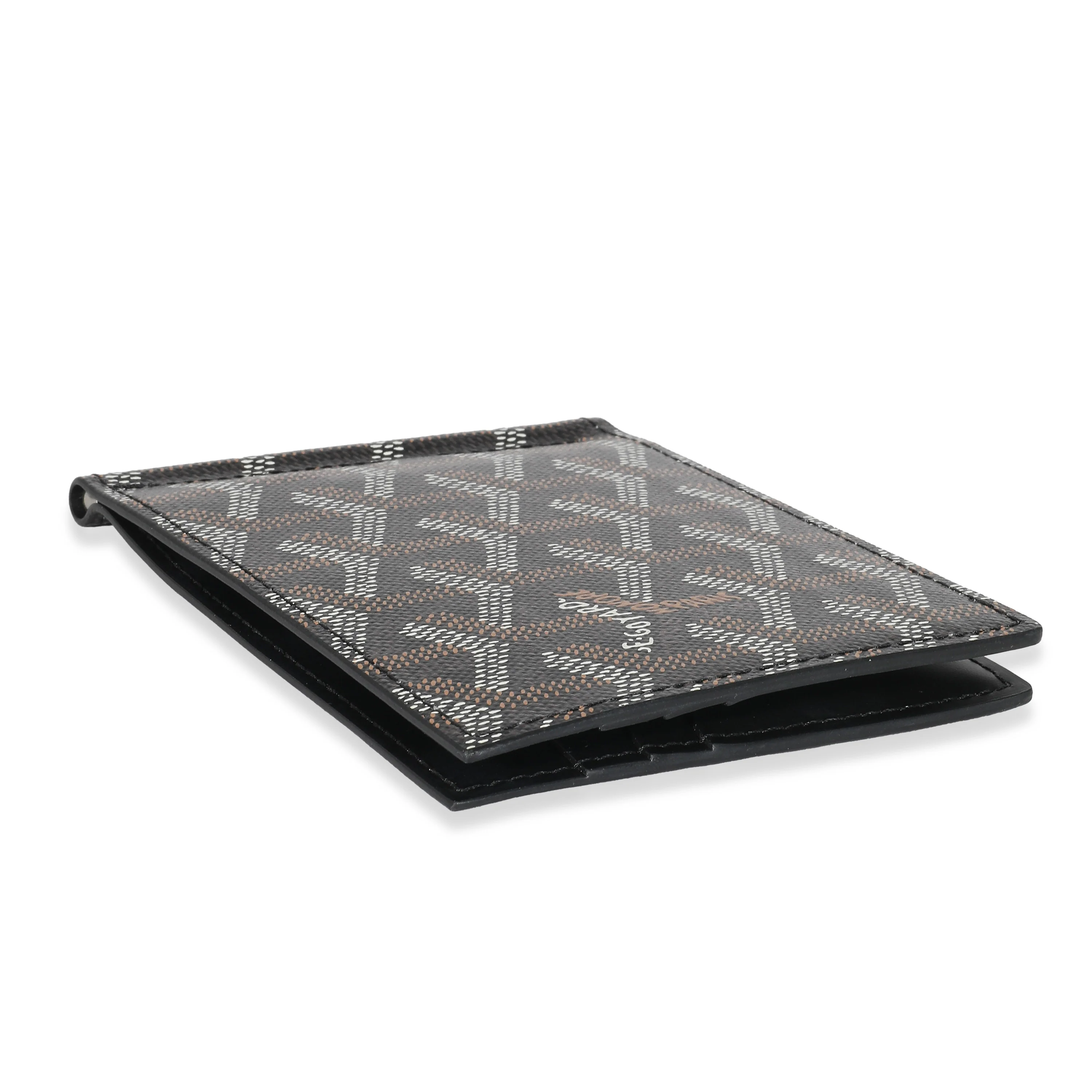 Goyard Black Goyardine Canvas Saint Thomas Bill Fold Wallet - Image 6