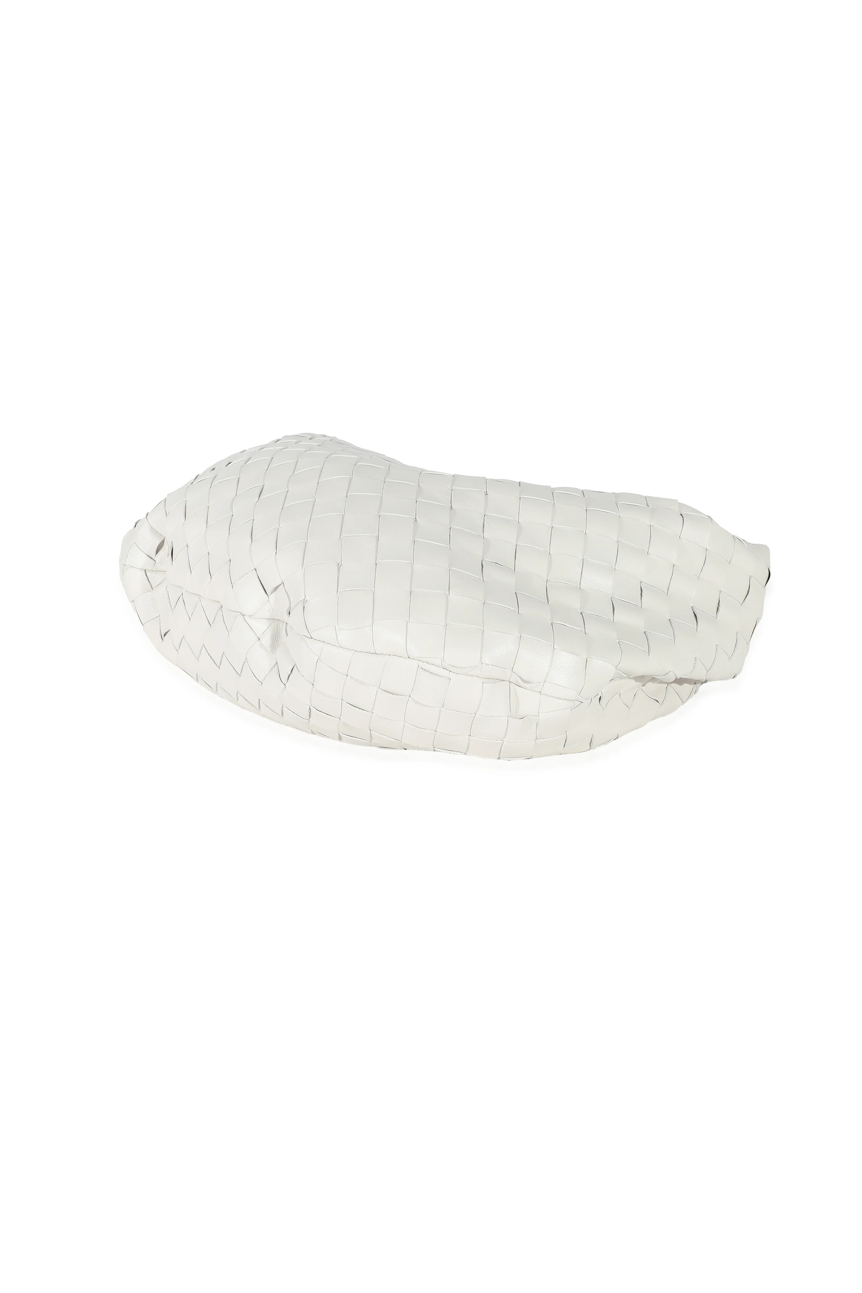 Bottega Veneta White Intrecciato Lambskin Teen Jodie - Image 5