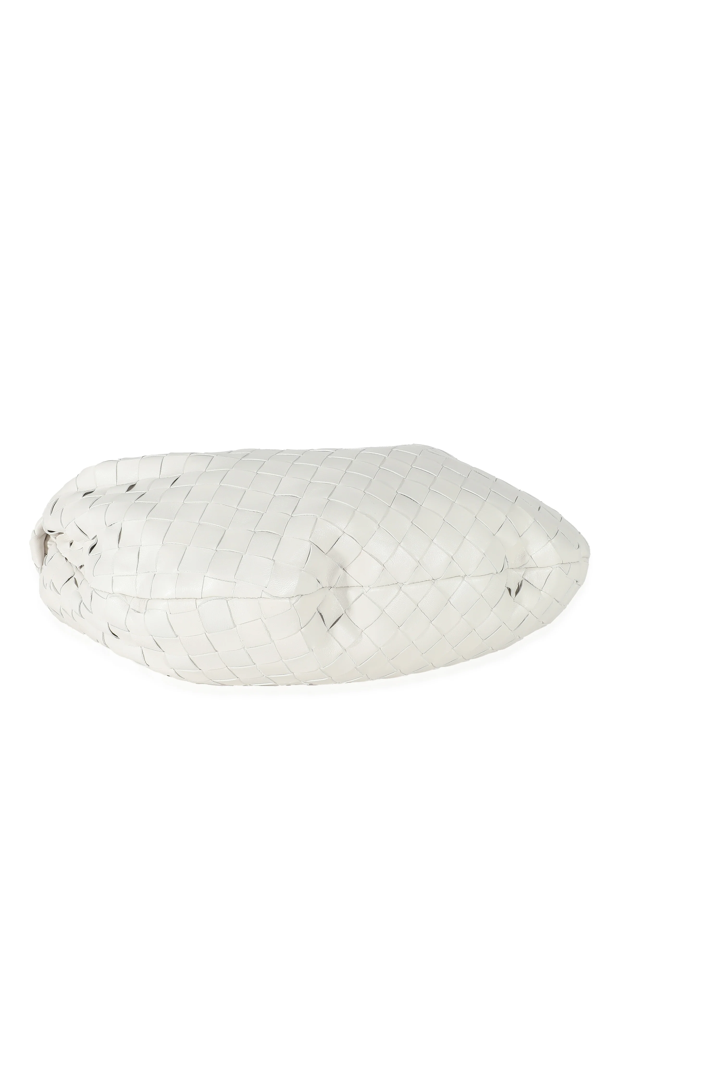 Bottega Veneta White Intrecciato Lambskin Teen Jodie - Image 6
