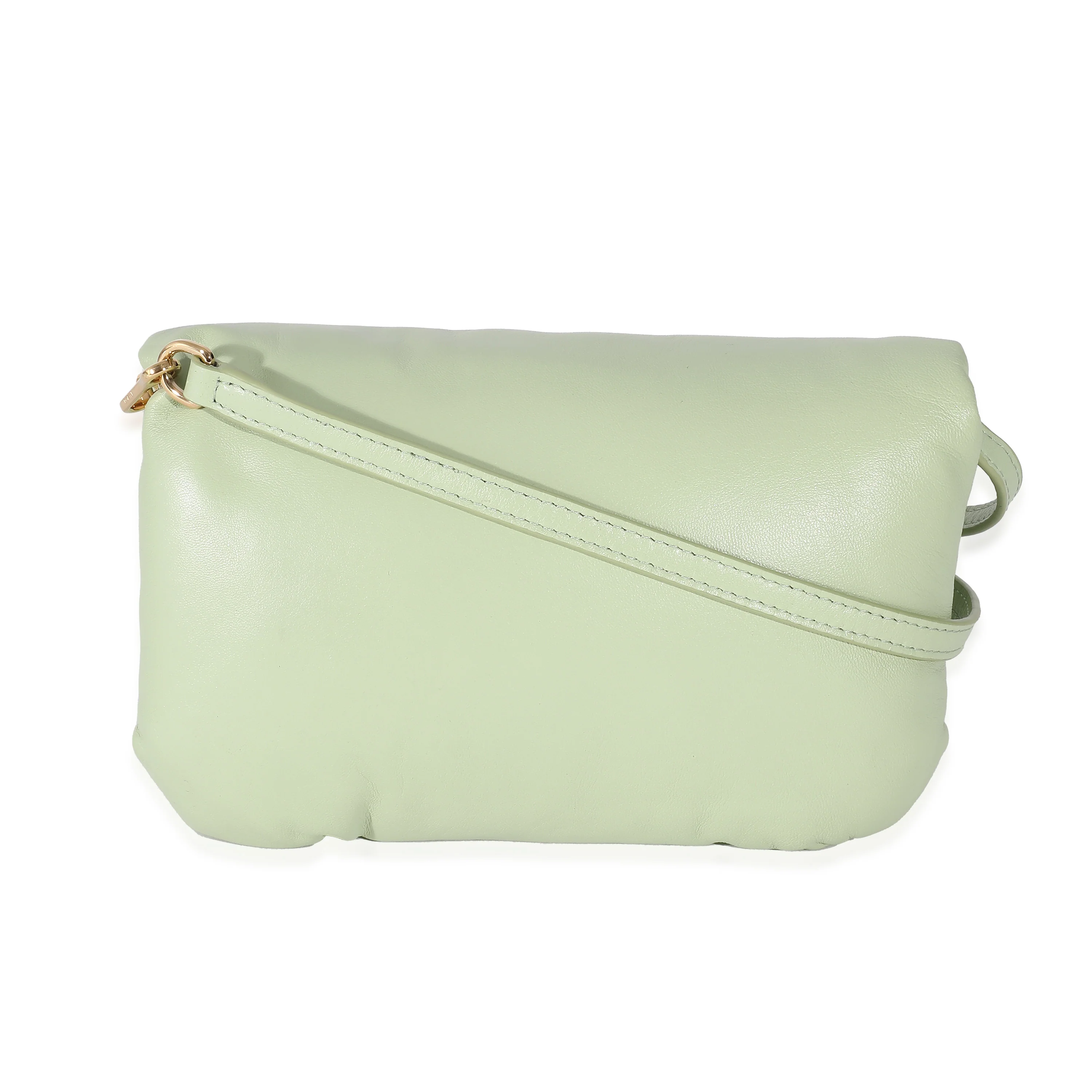 Loewe Shiny Nappa Lambskin Pale Green Mini Puffer Goya Bag - Image 3