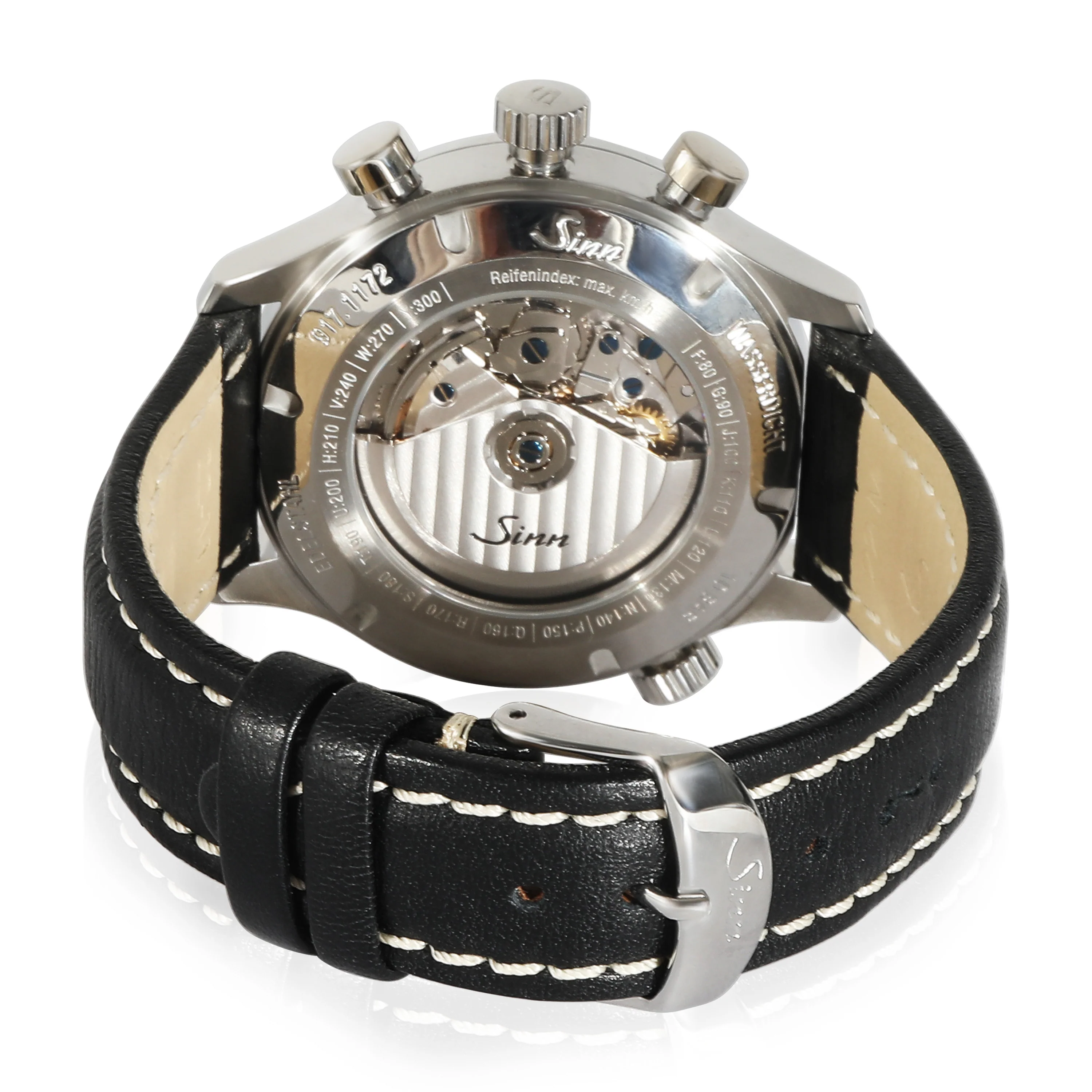 Sinn Rallye Chronograph 917-GR Mens Watch in Stainless Steel - Image 4