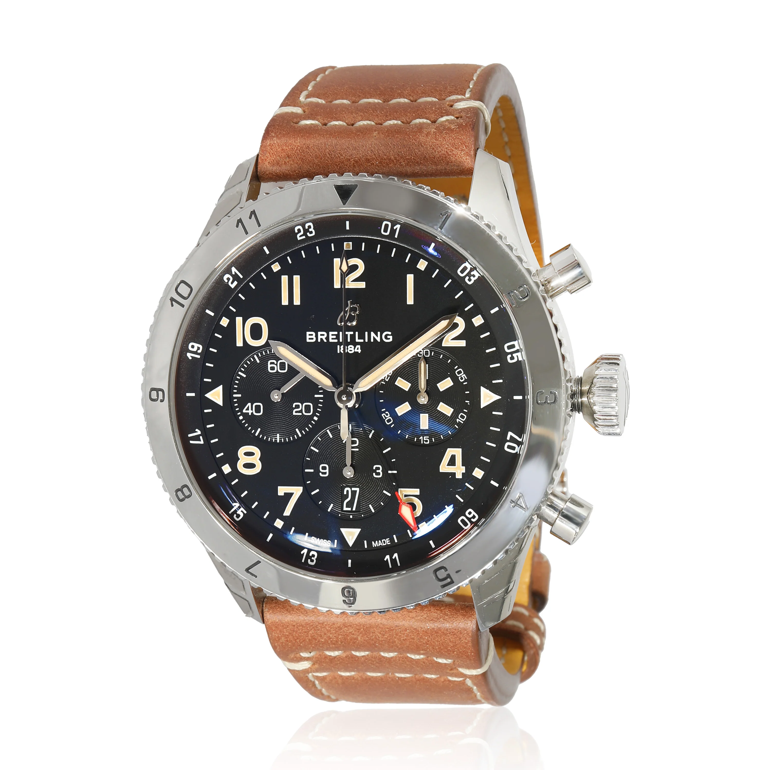 Breitling Super Avi B04 AB04453A1B1X1 Mens Watch in Stainless Steel