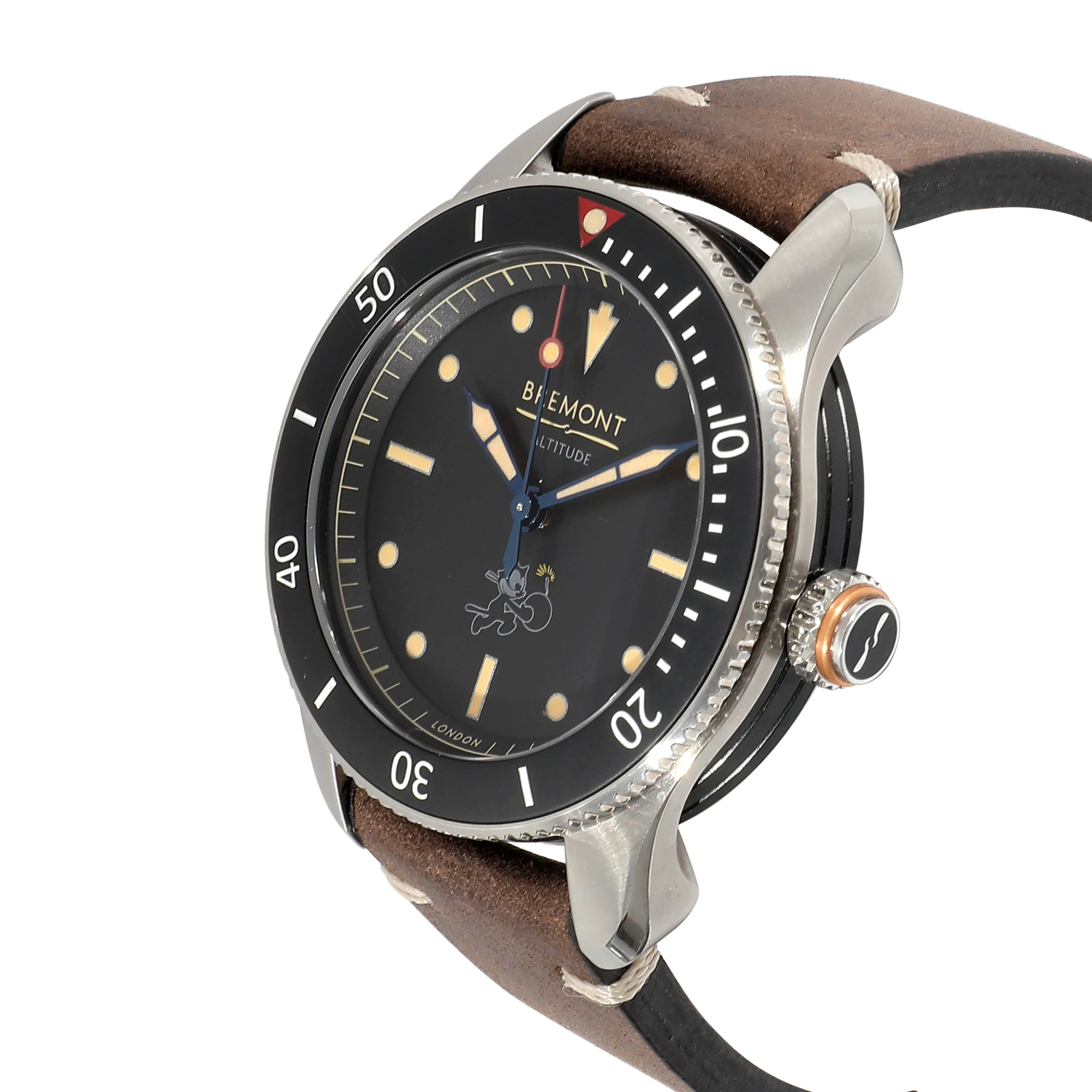 Bremont Altitude Felix the Cat S301-ALT1T-2018-S Mens Watch in Stainless Ste - Image 3