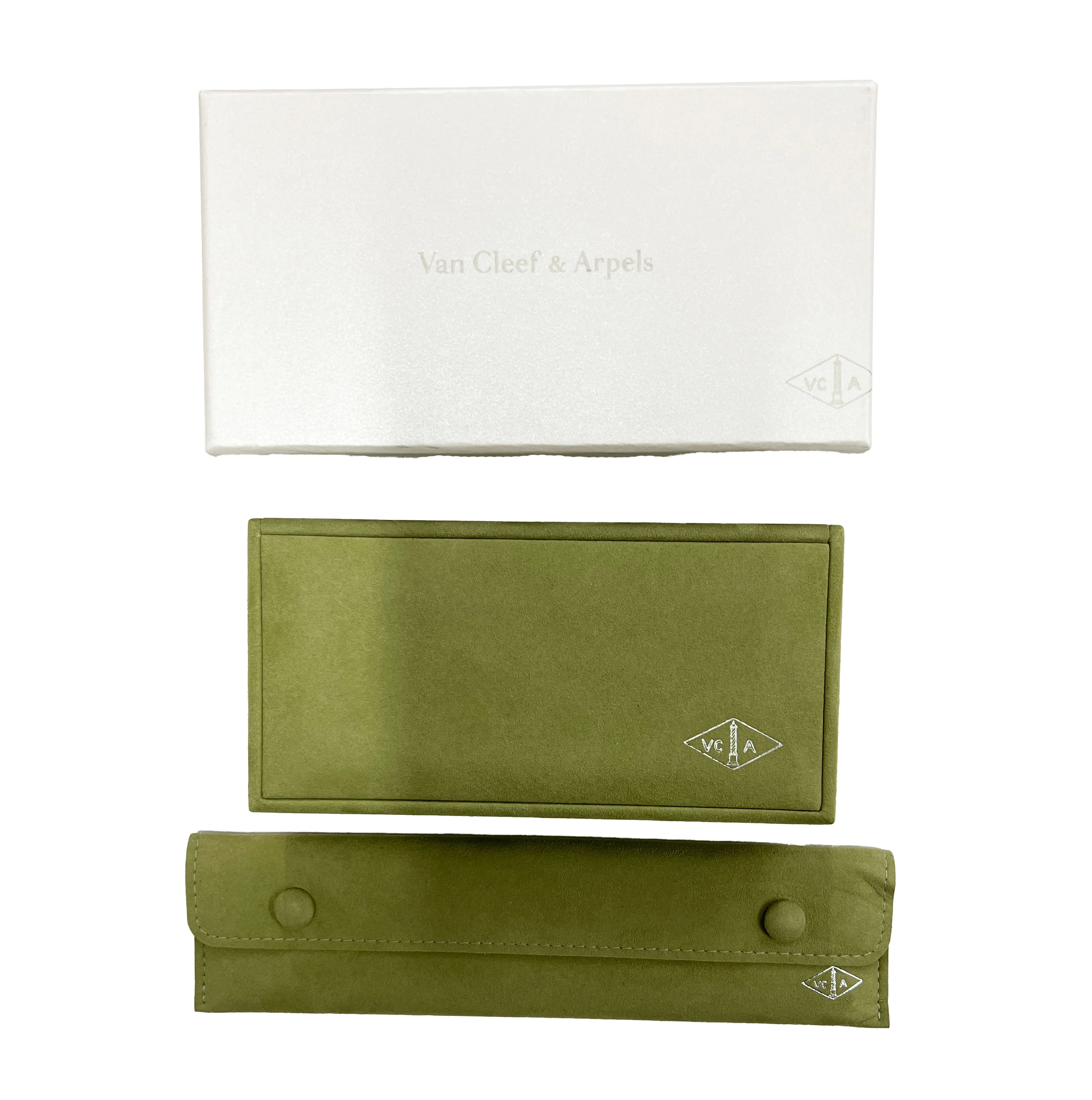 Van Cleef & Arpels Alahmbra Mother Of Pearl Bracelet in 18k White Gold - Image 4