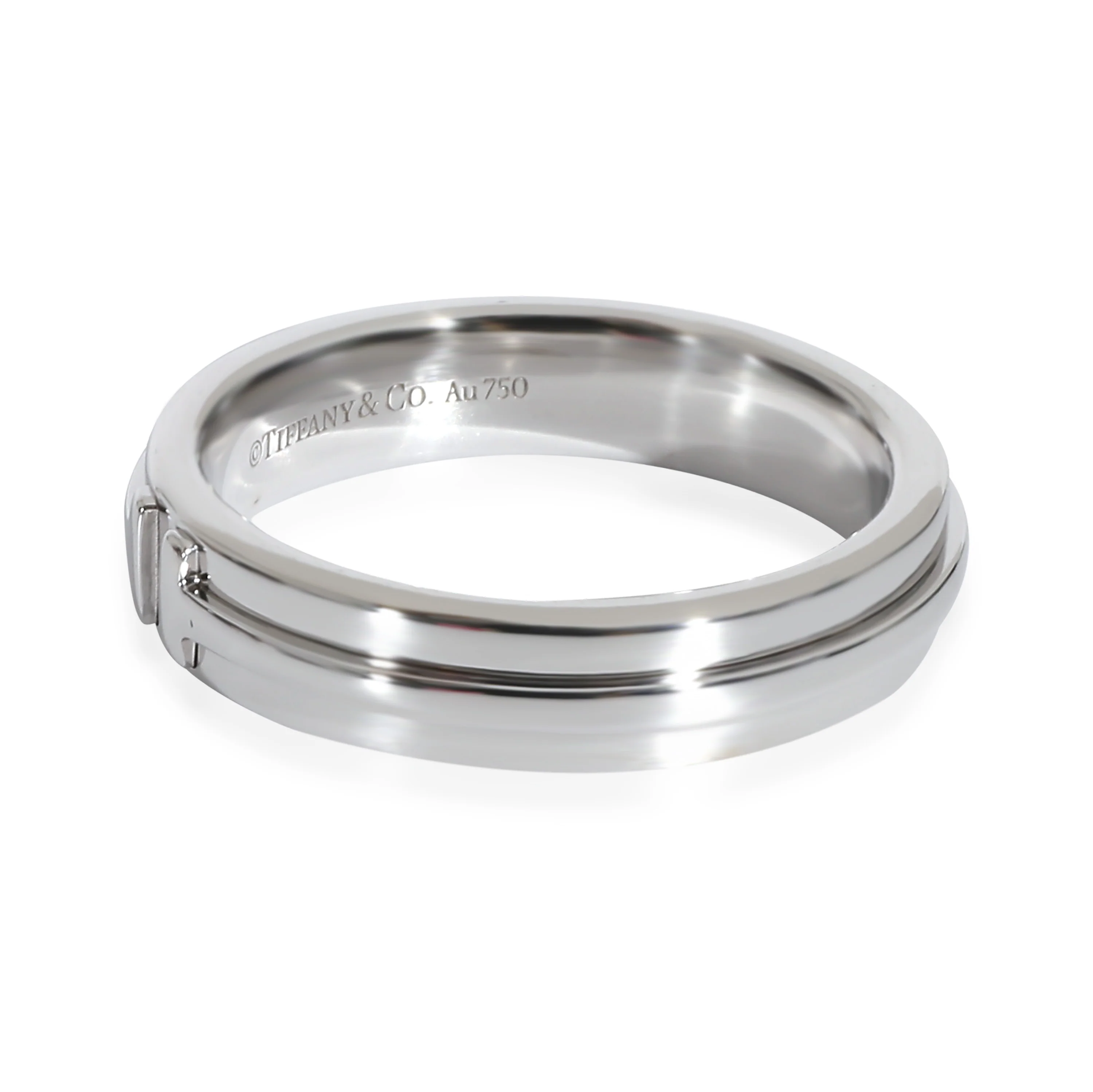 Tiffany T Narrow Ring in 18k White Gold - Image 2
