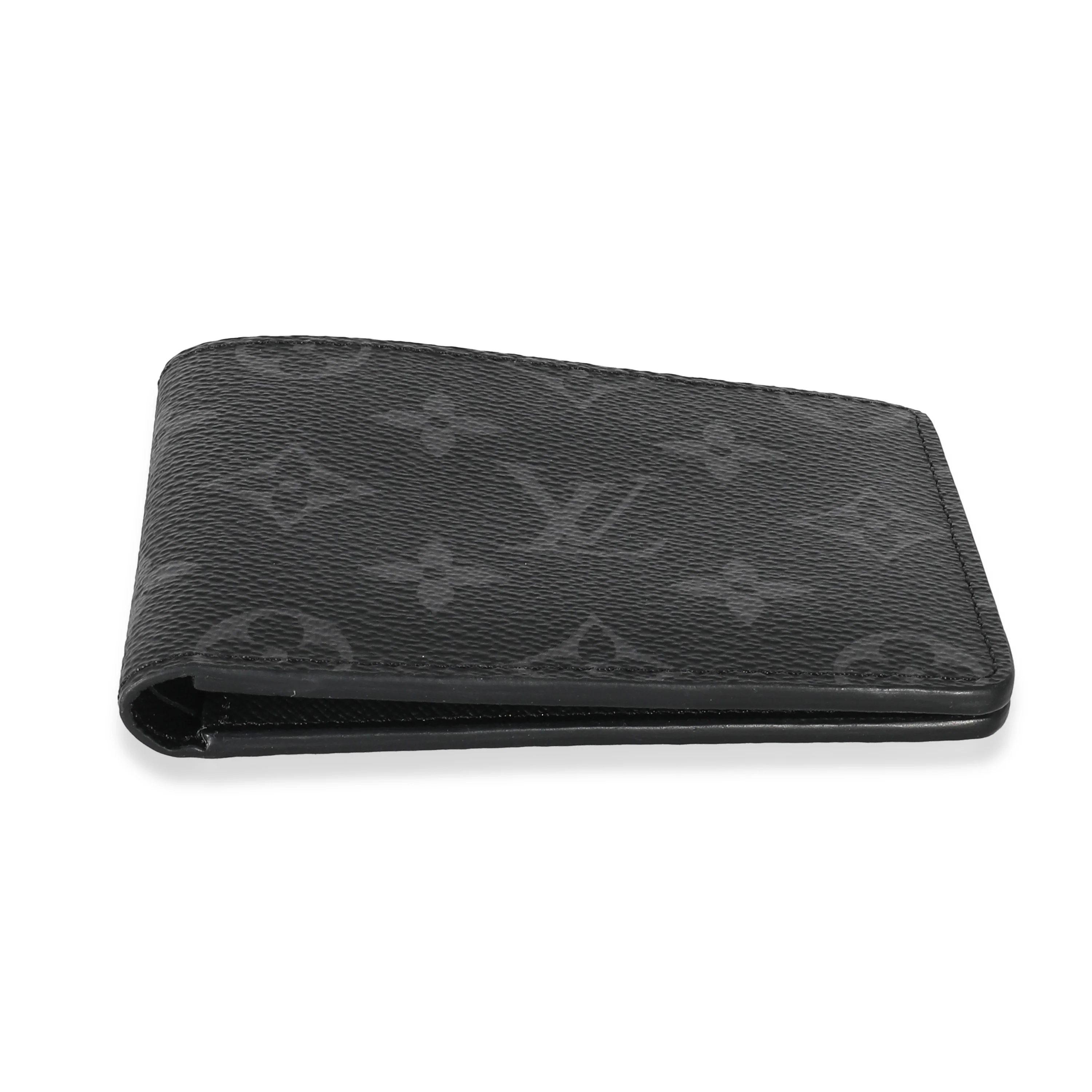 Louis Vuitton Monogram Eclipse Canvas Slender Wallet - Image 3