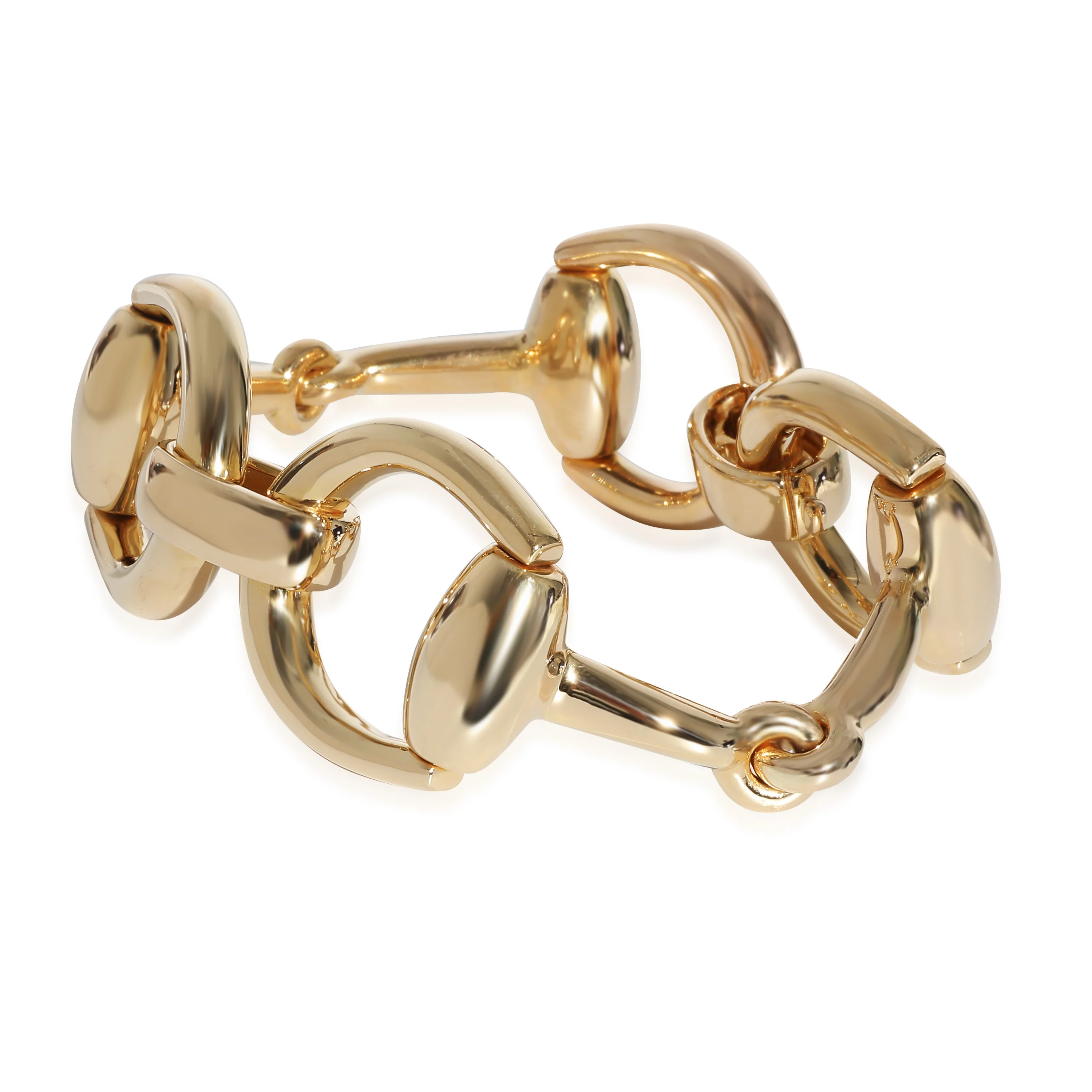 Gucci Horsebit Bracelet Large in 18k Yellow Gold - Image 2