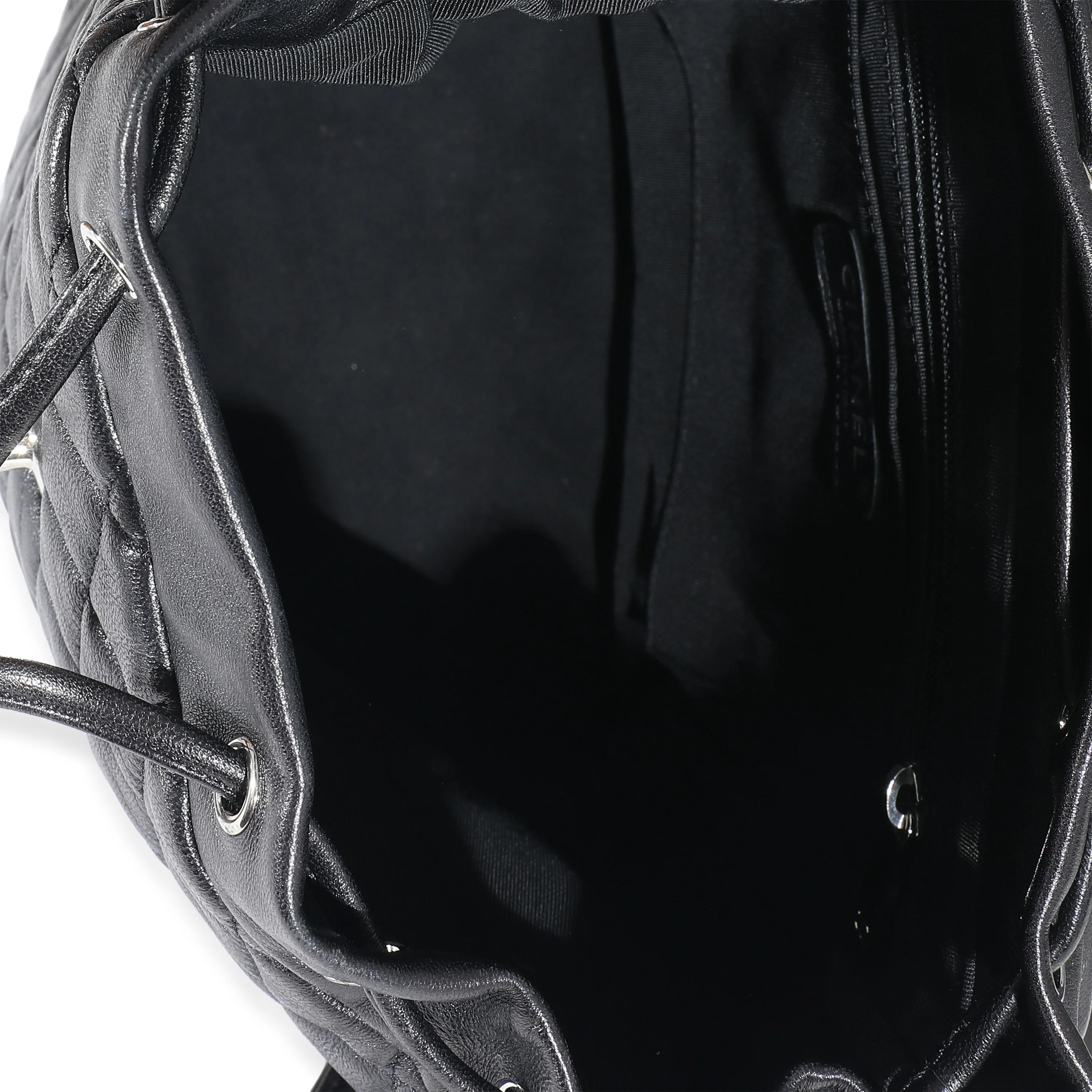Chanel 16P Black Quilted Lambskin Small Urban Spirit Backpack - Image 4
