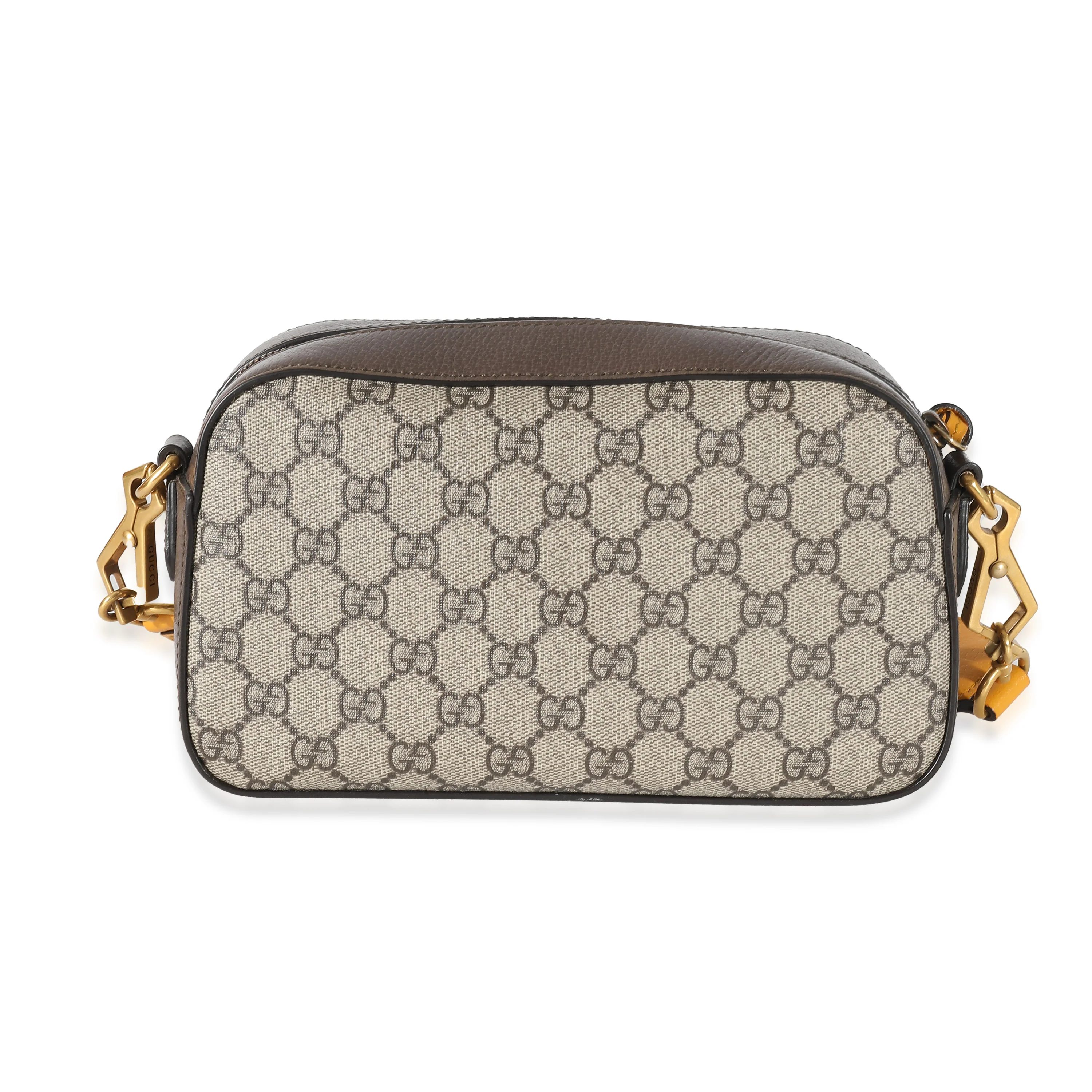 Gucci Beige Ebony GG Supreme Neo Vintage Messenger Bag - Image 5