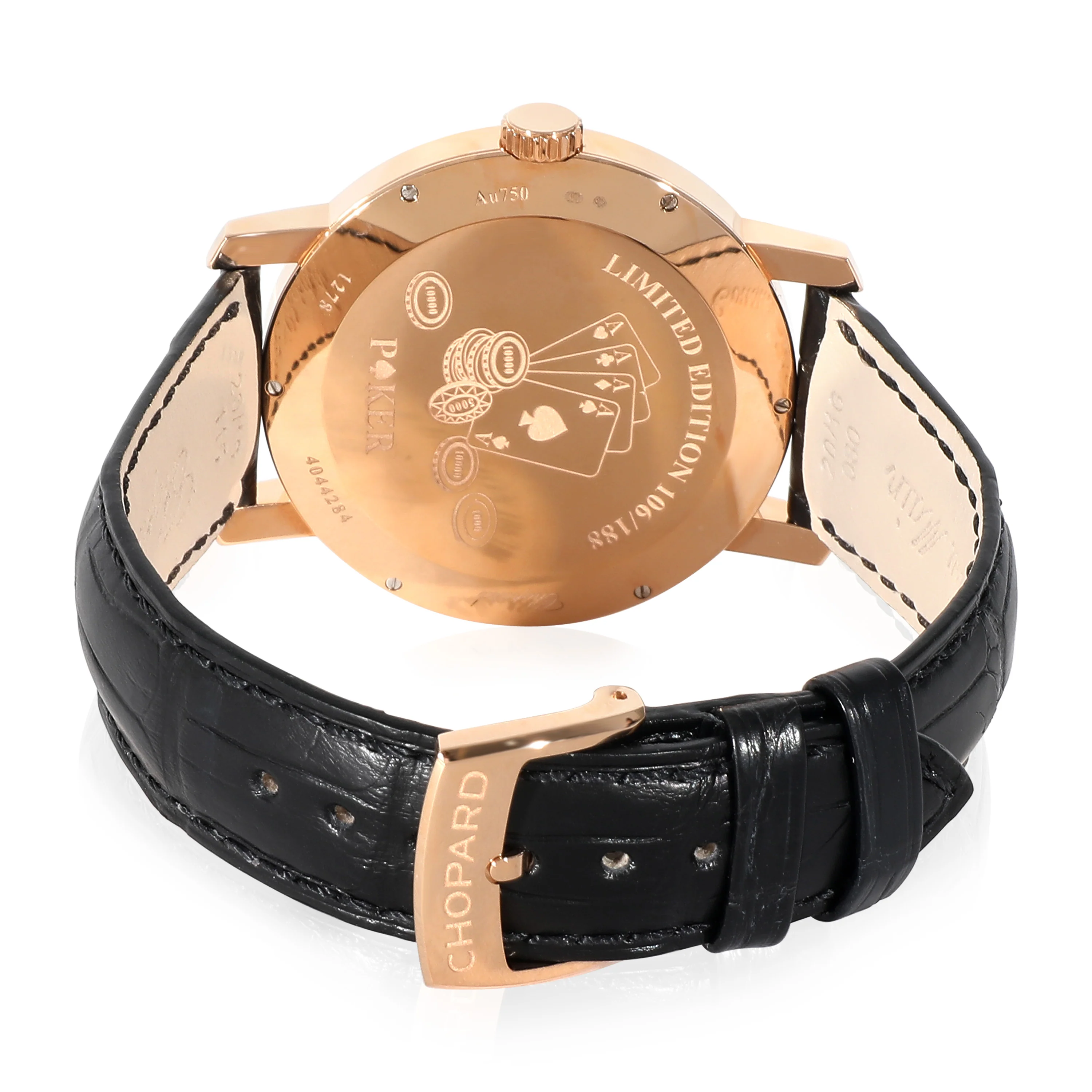 Chopard Classic Poker 161278-5017 Mens Watch in 18k Yellow Gold - Image 4