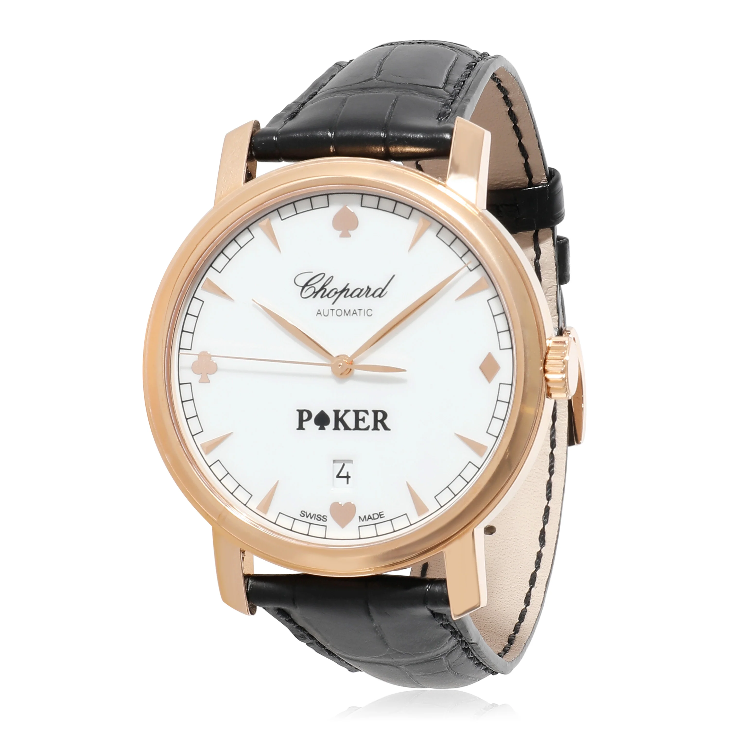 Chopard Classic Poker 161278-5017 Mens Watch in 18k Yellow Gold - Image 6