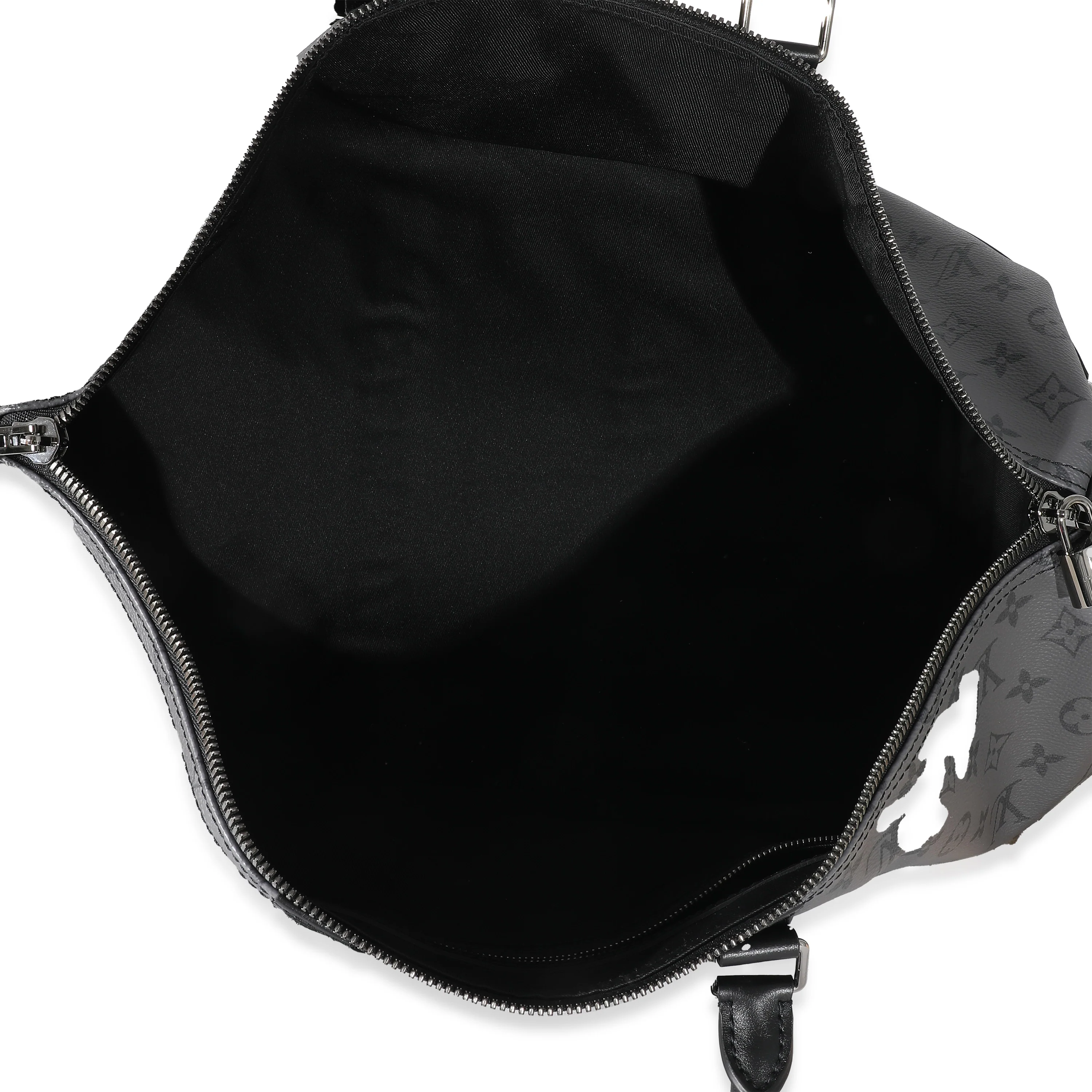 Louis Vuitton Reverse Monogram Eclipse Canvas Keepall Bandouliere 50 - Image 3