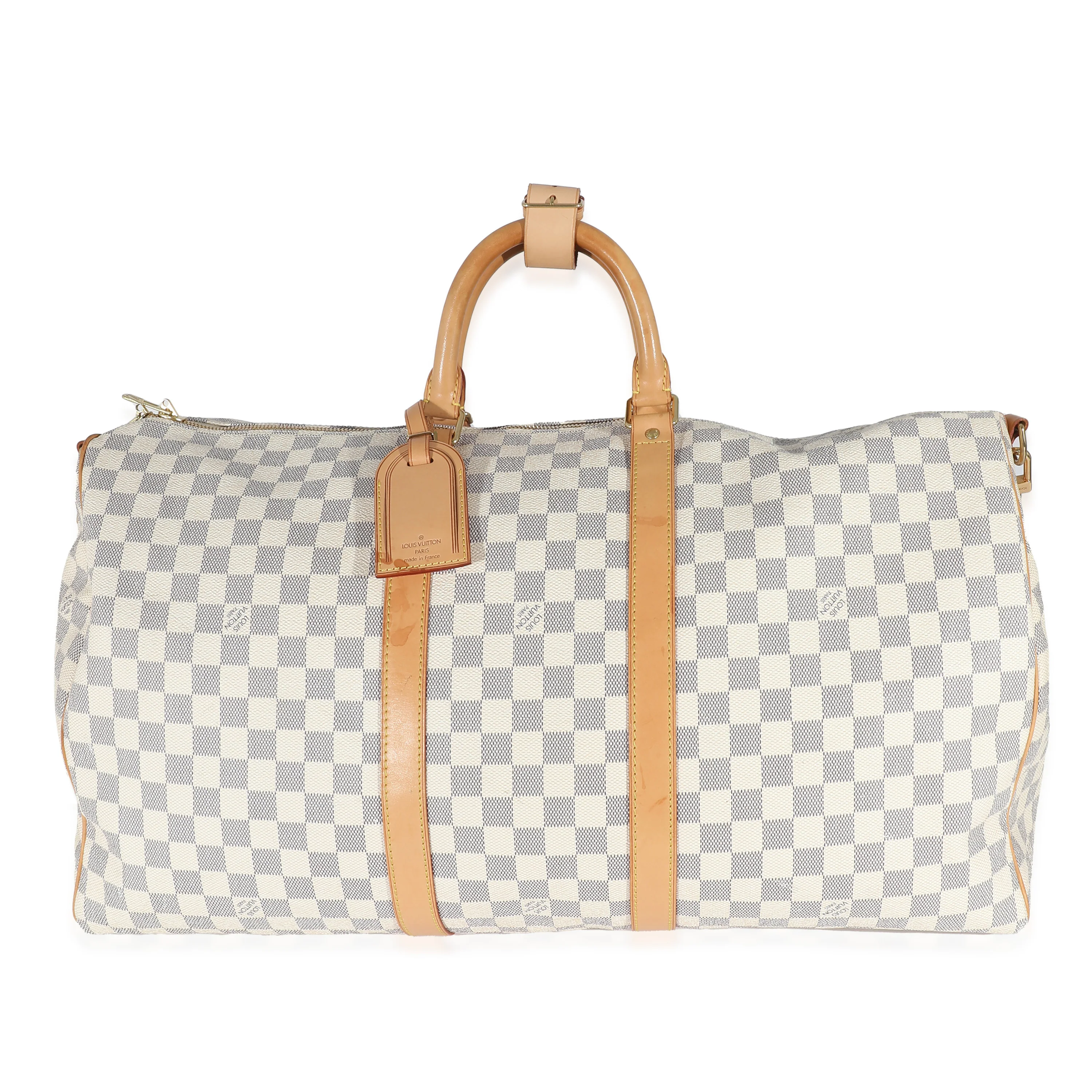 Louis Vuitton Damier Azur Canvas Keepall Bandoulière 55