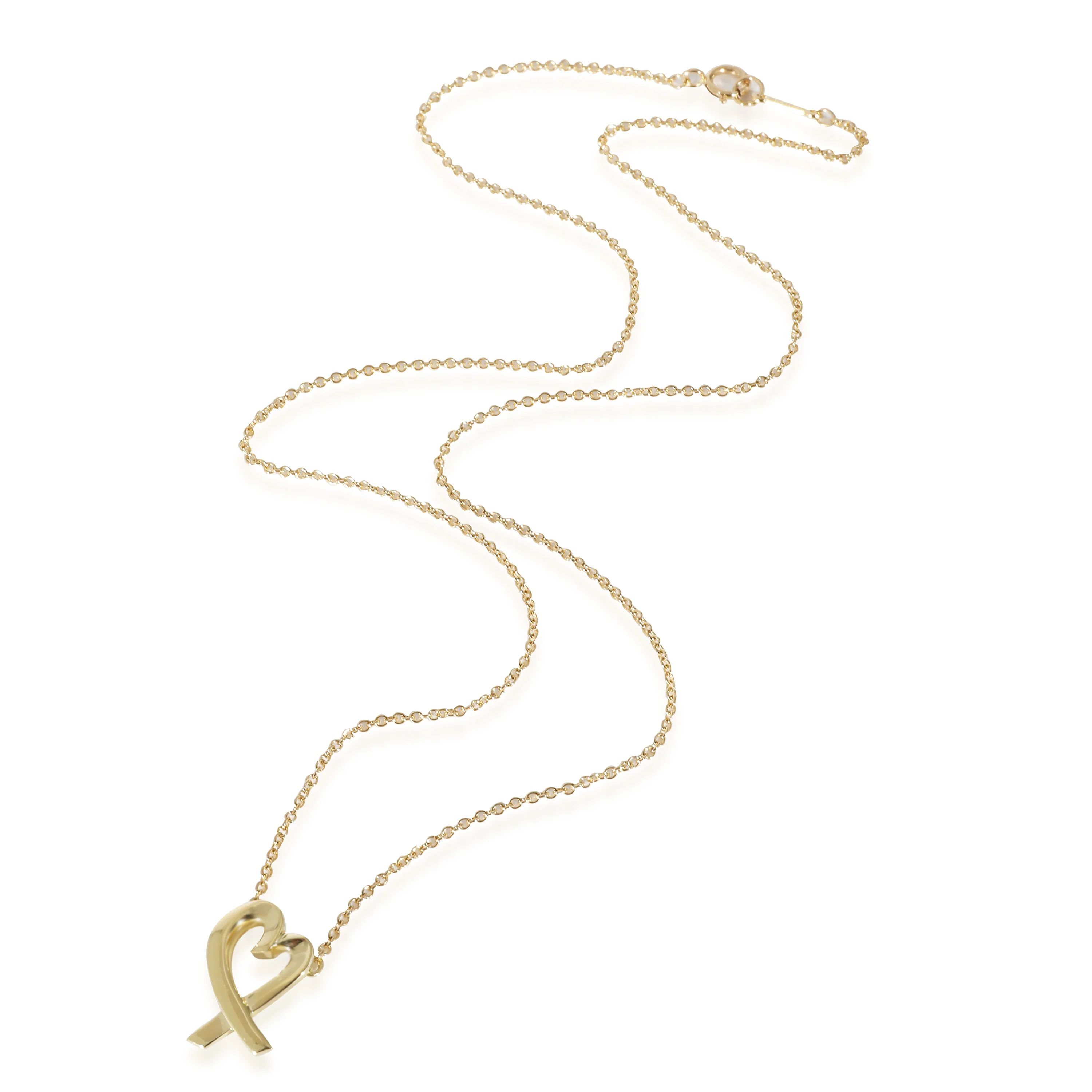 Tiffany & Co. Paloma Picasso Loving Heart Pendant in 18k Yellow Gold - Image 2