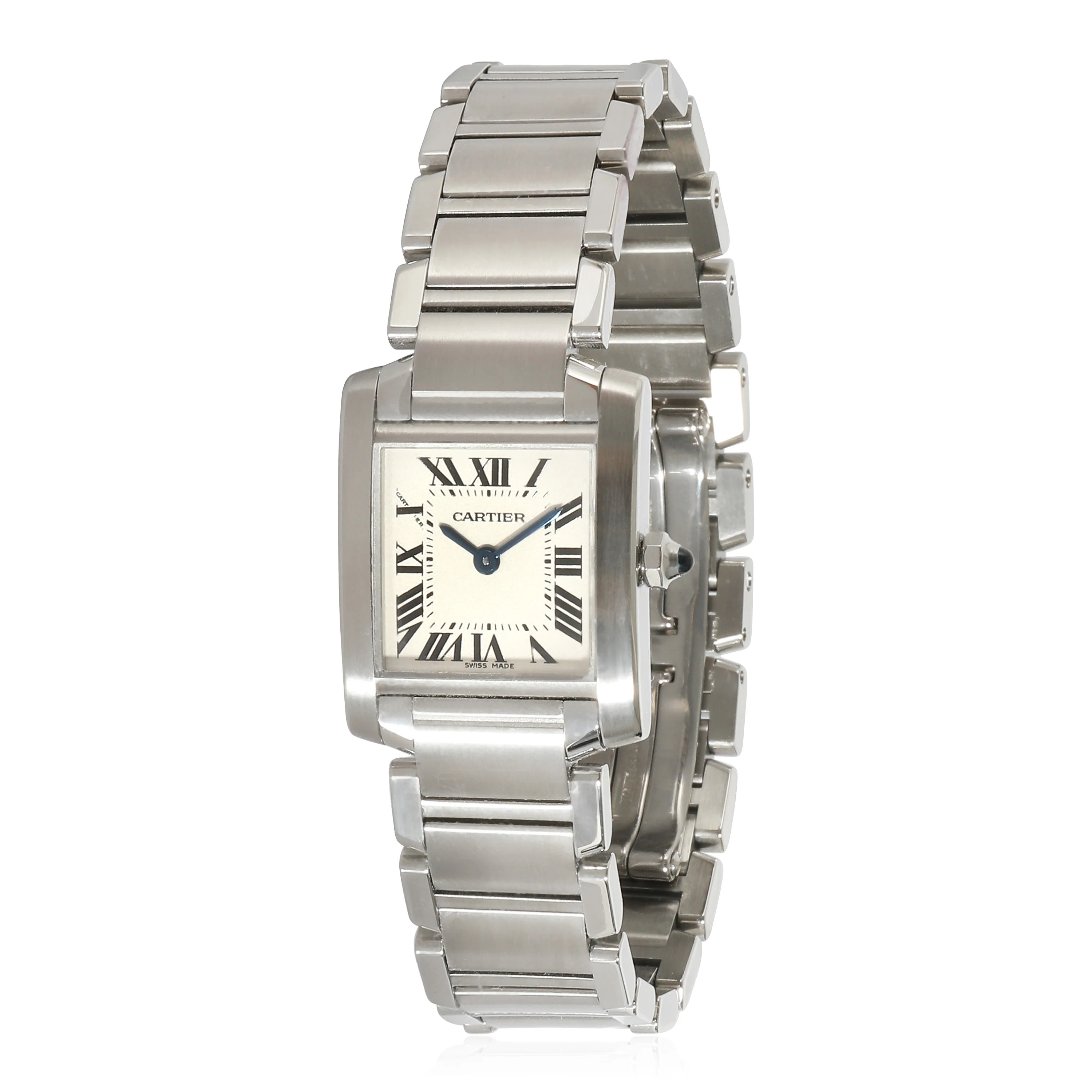 Cartier Tank Francaise W51008Q3 Womens Watch in Stainless Steel