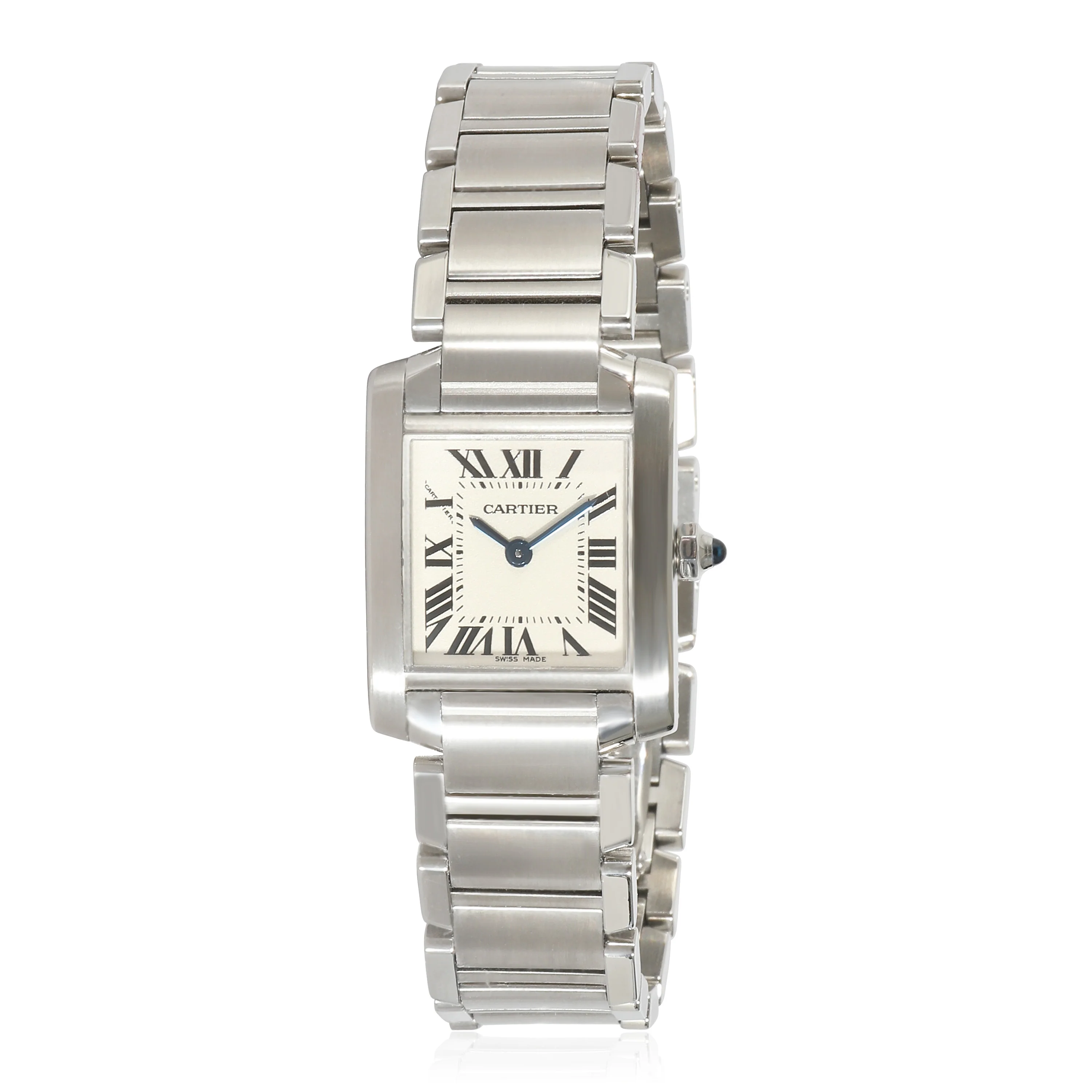 Cartier Tank Francaise W51008Q3 Womens Watch in Stainless Steel - Image 6